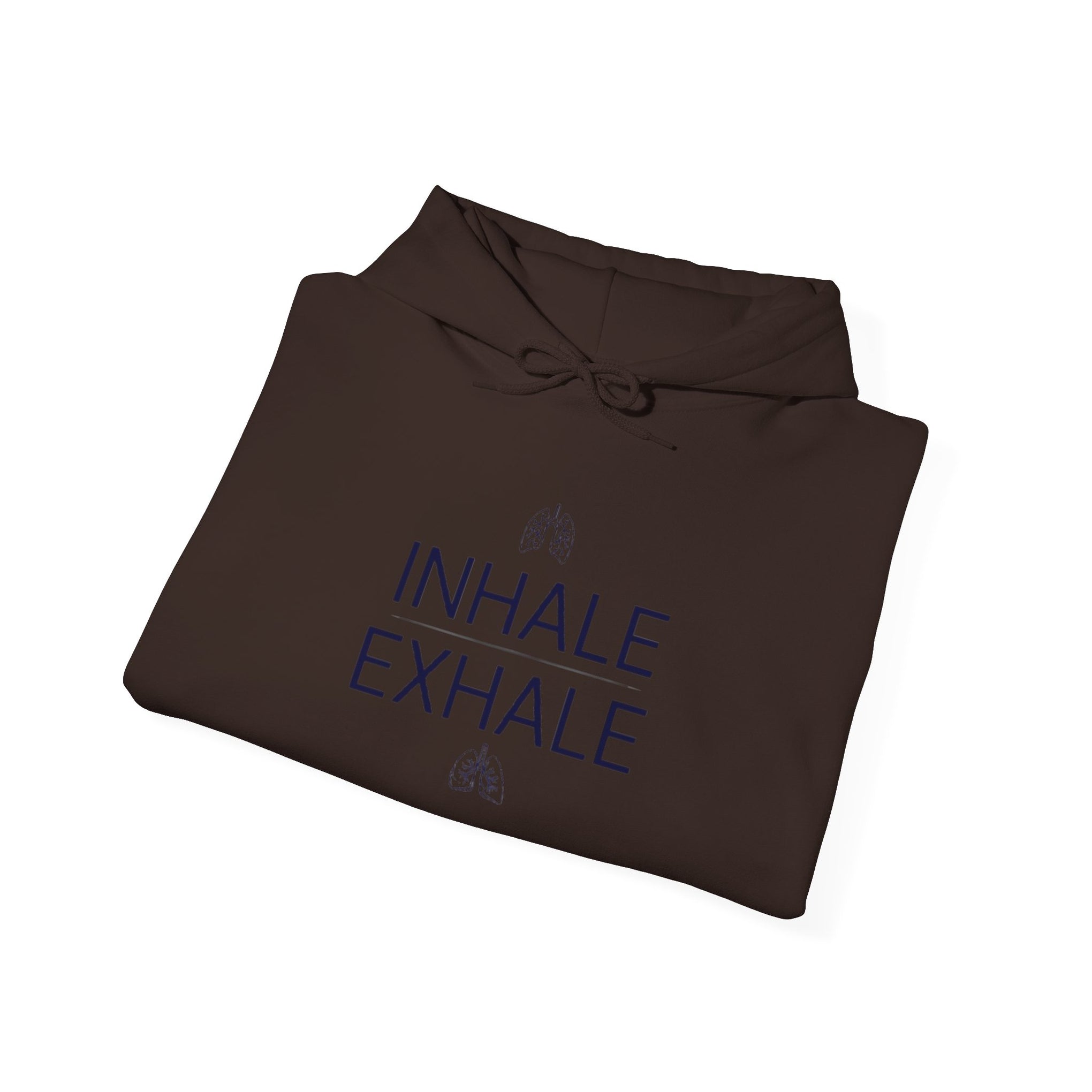 Yoga Hoodie — "Inhale Exhale" Meditation Sweatshirt