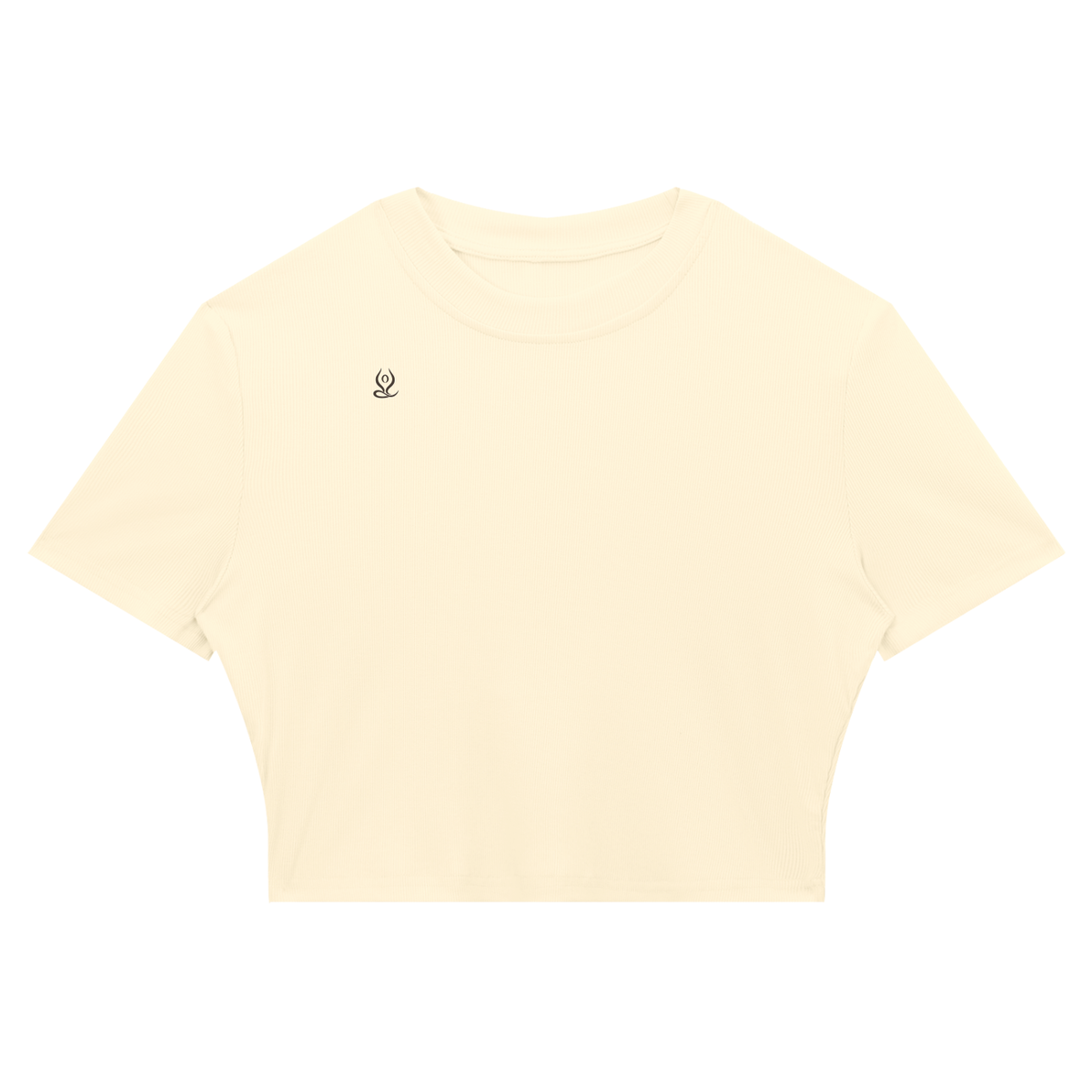 Women's Slim Ribbed Crop T-Shirt