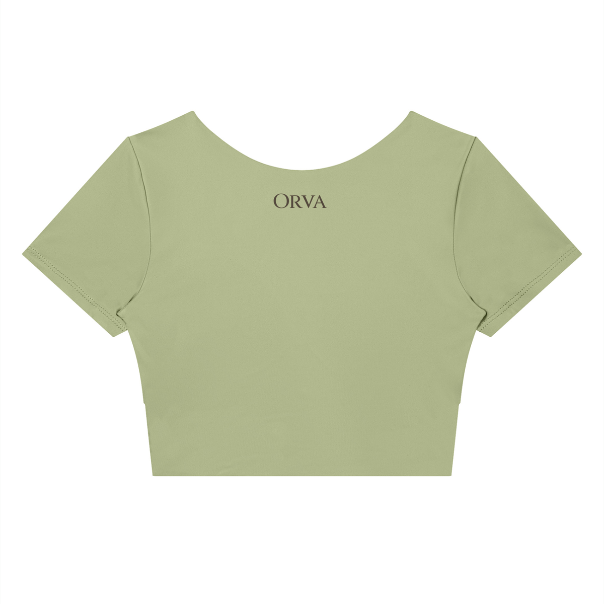 Women's Panelled Crop Yoga T-Shirt