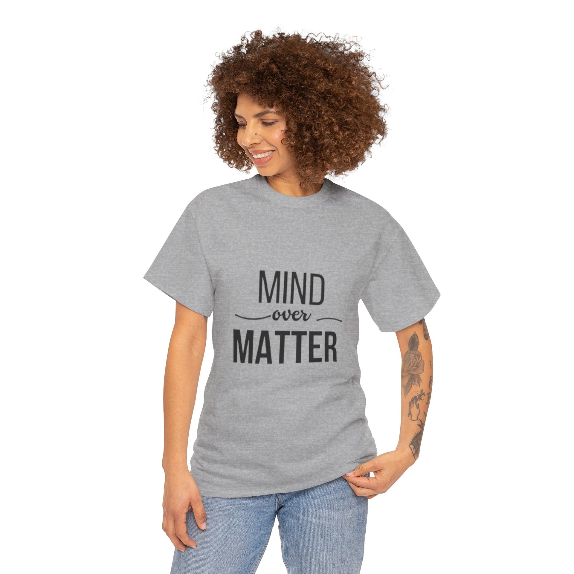 Mind Over Matter Tee — Motivational Graphic T‑Shirt