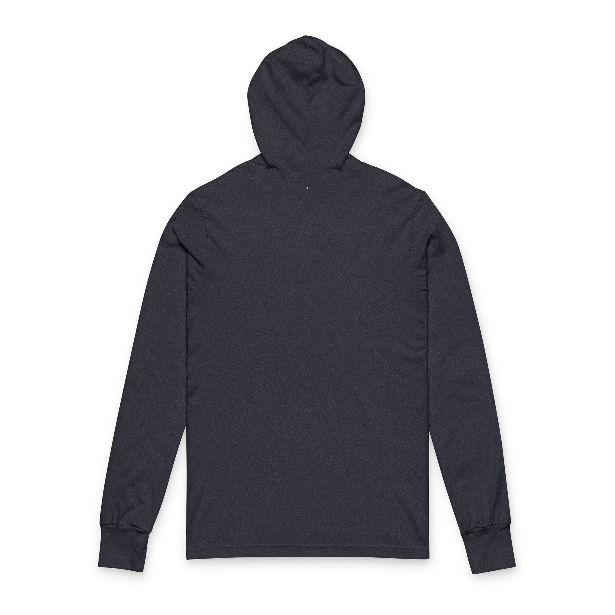 Yoga Hoodie Tee — 'Orva Voga' Meditative Pose Graphic Long Sleeve