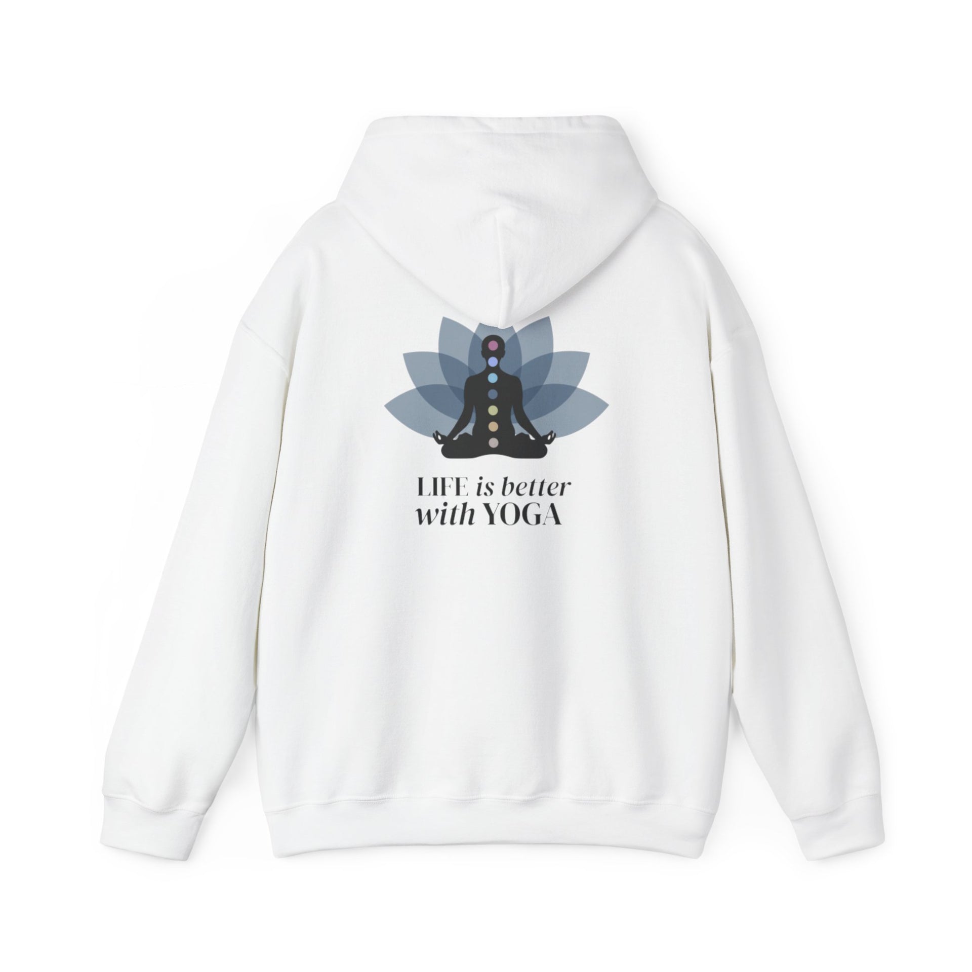 Yoga Hoodie — "Inhale Exhale" Meditation Sweatshirt