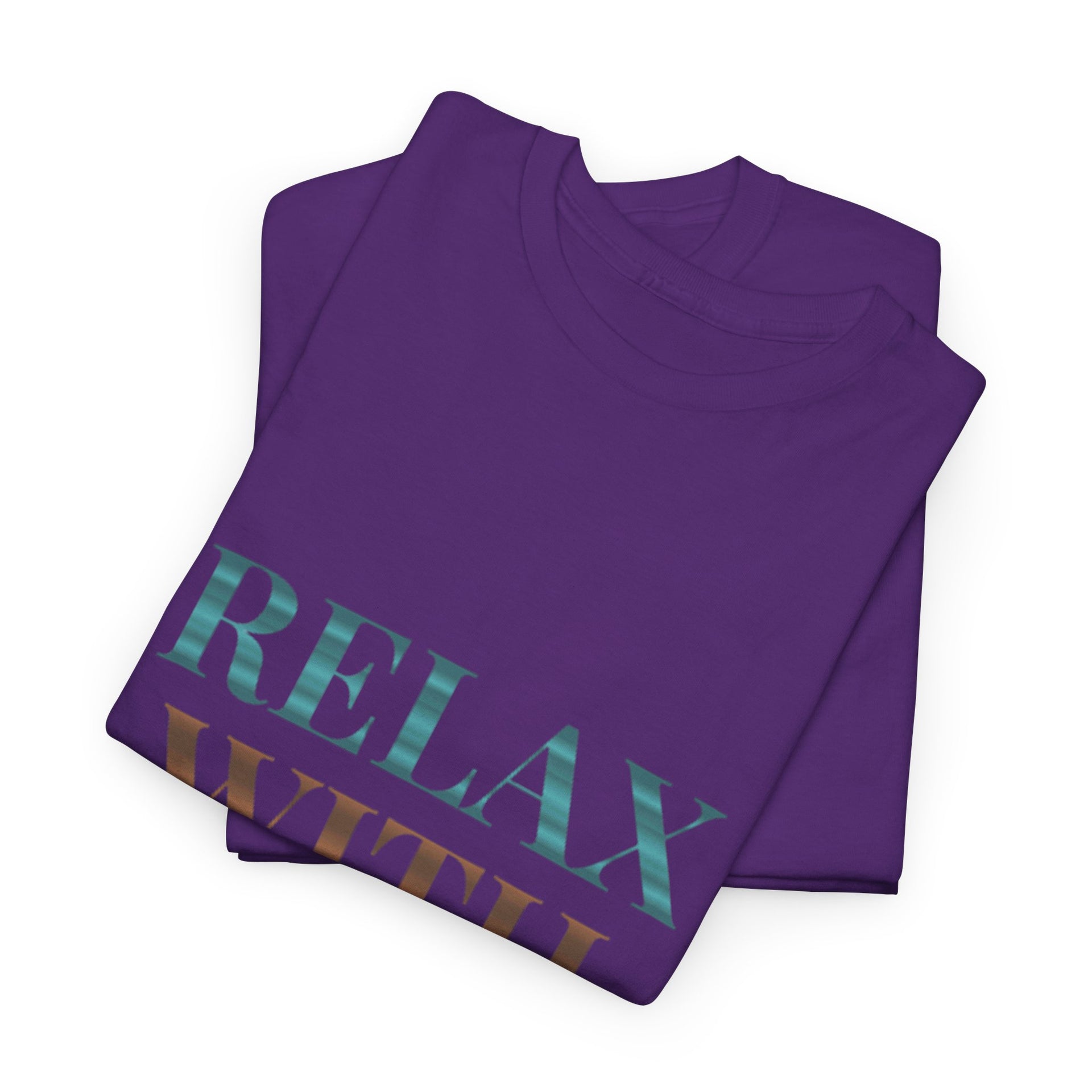 Relax With Yoga T-Shirt — Minimal Wellness Tee for Yogis & Meditation