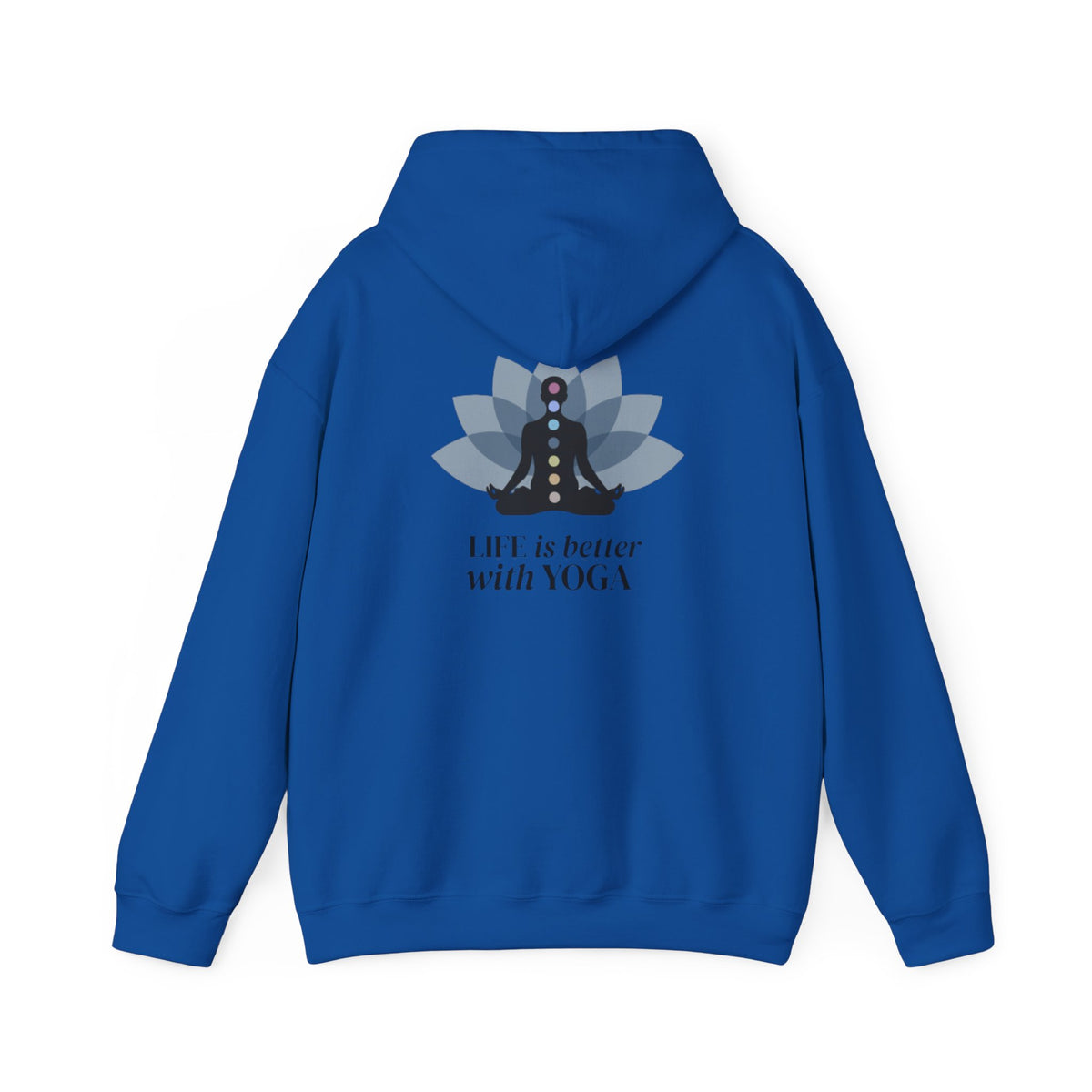 Yoga Hoodie — "Inhale Exhale" Meditation Sweatshirt