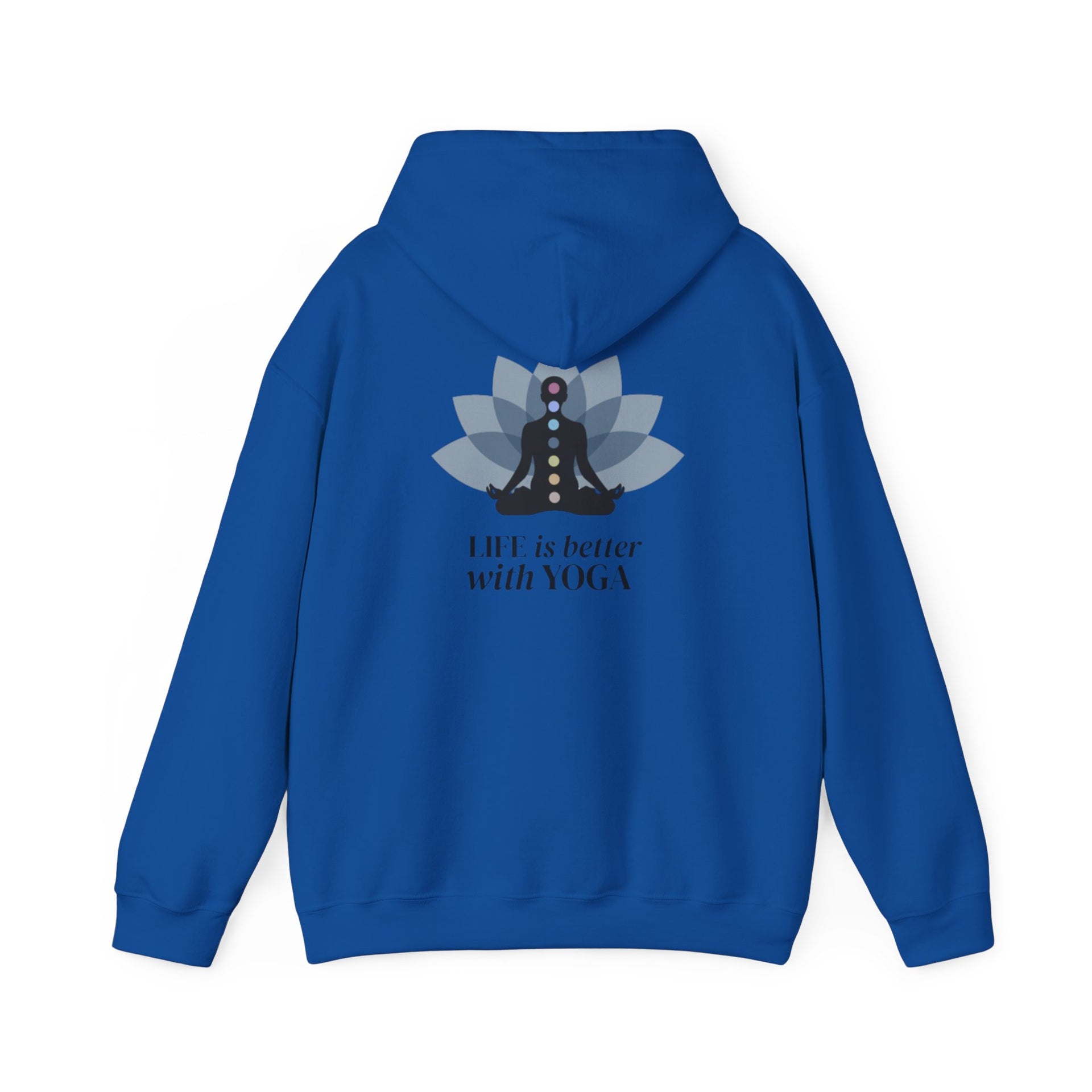 Yoga Hoodie — "Inhale Exhale" Meditation Sweatshirt