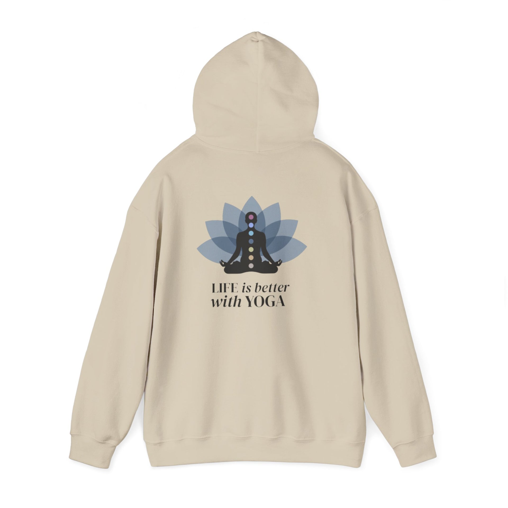 Yoga Hoodie — "Inhale Exhale" Meditation Sweatshirt