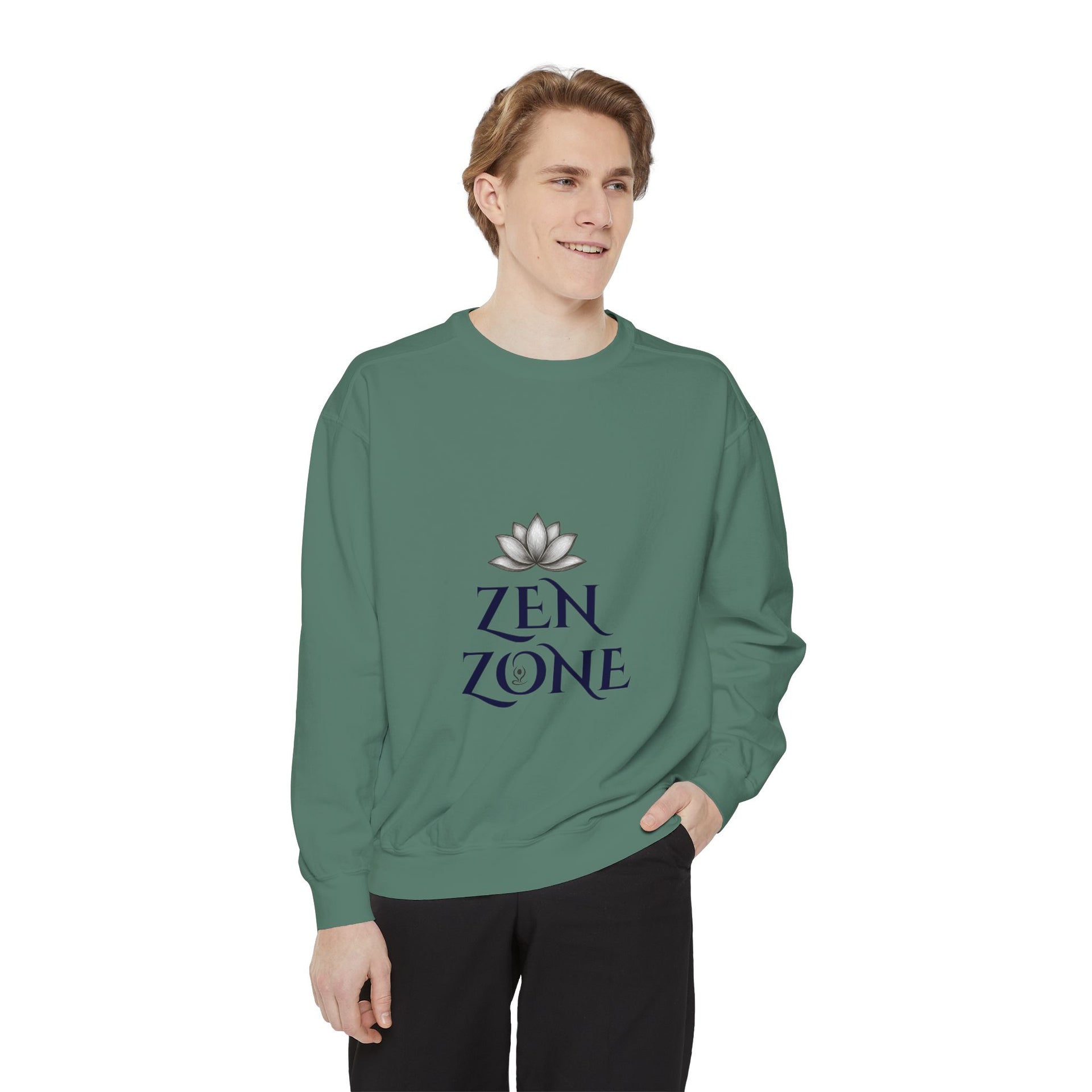 Zen Zone Sweatshirt — Lotus Meditation Crewneck