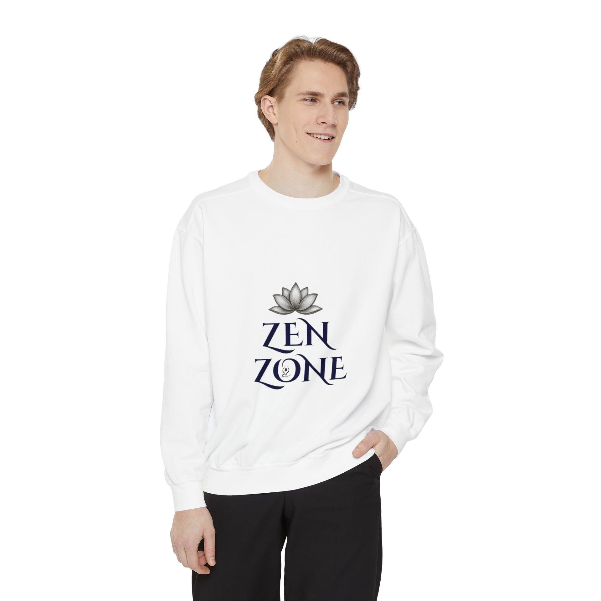 Zen Zone Sweatshirt — Lotus Meditation Crewneck