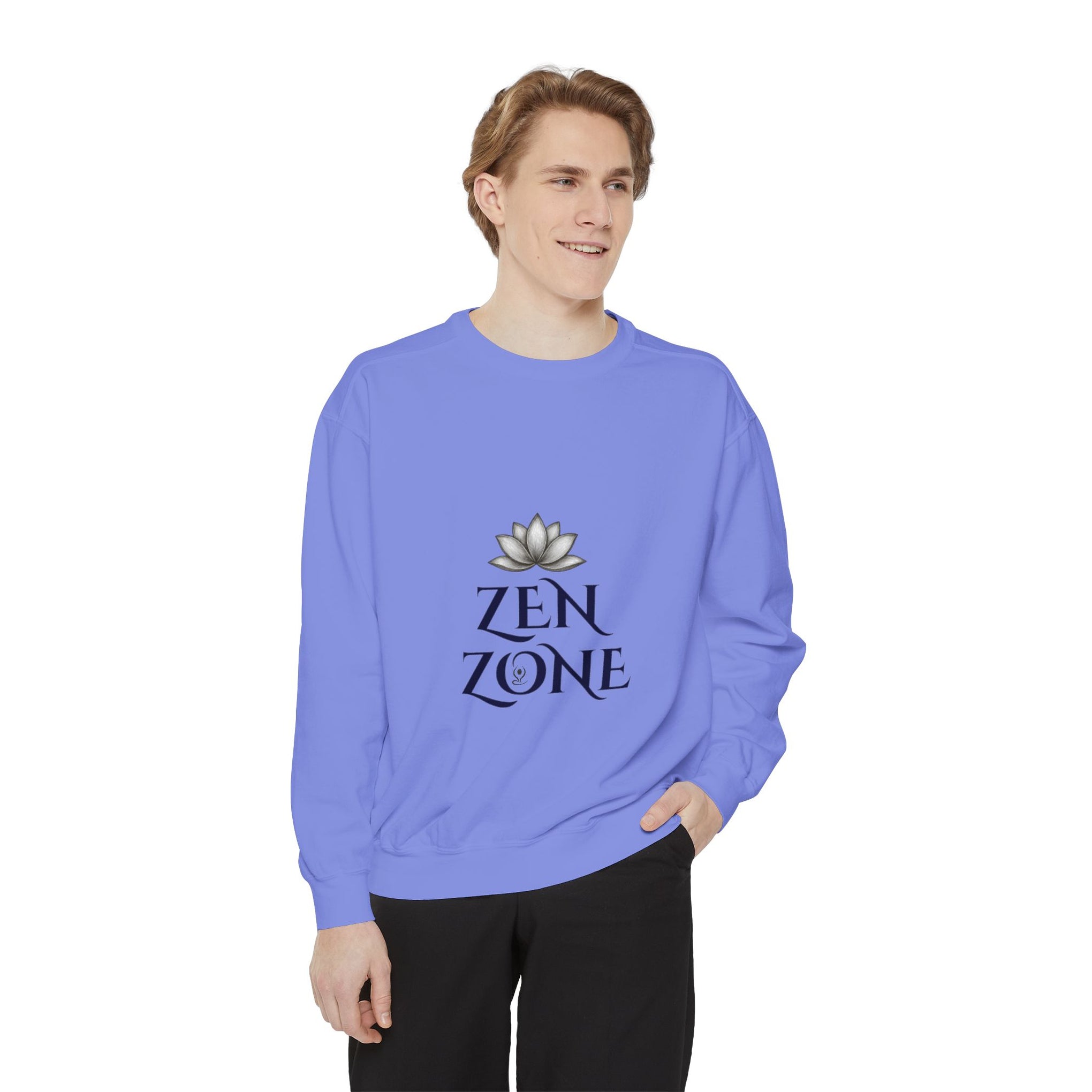 Zen Zone Sweatshirt — Lotus Meditation Crewneck