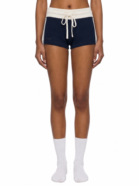 Women's Contrast Stripe Track Shorts