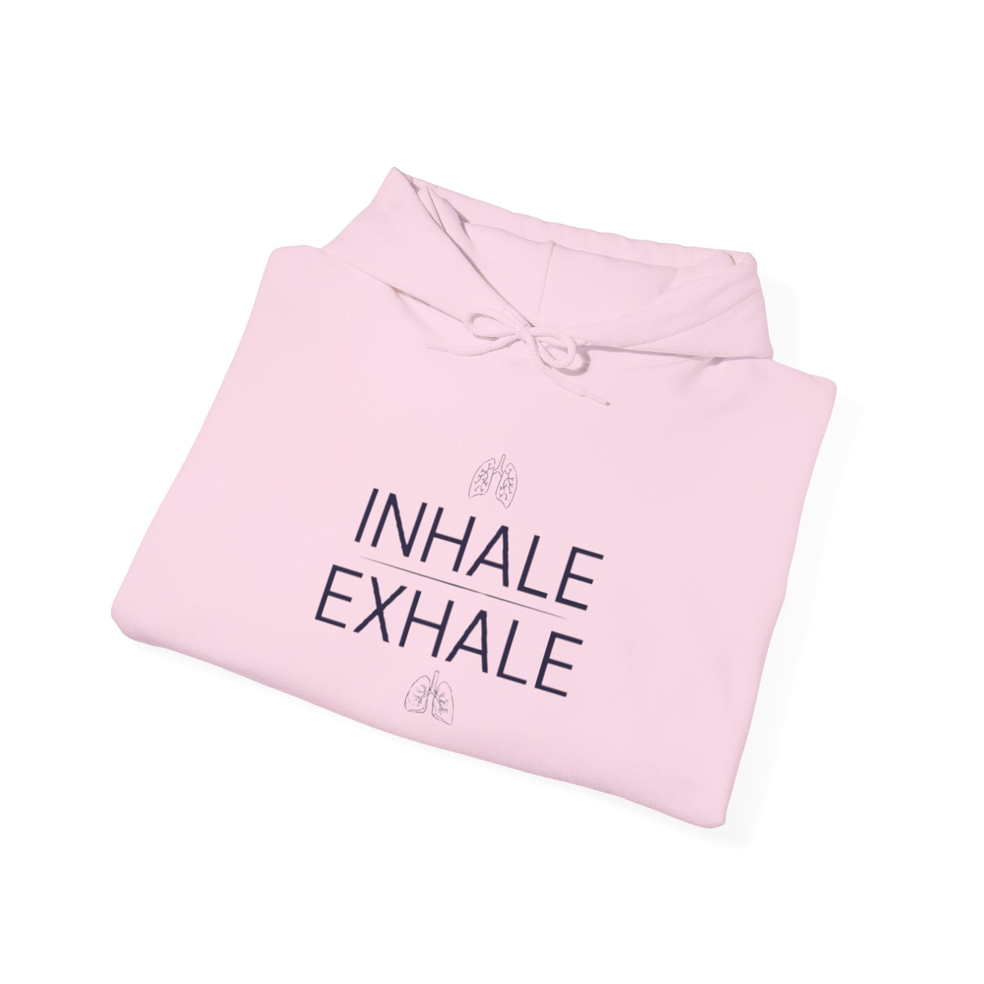 Yoga Hoodie — "Inhale Exhale" Meditation Sweatshirt