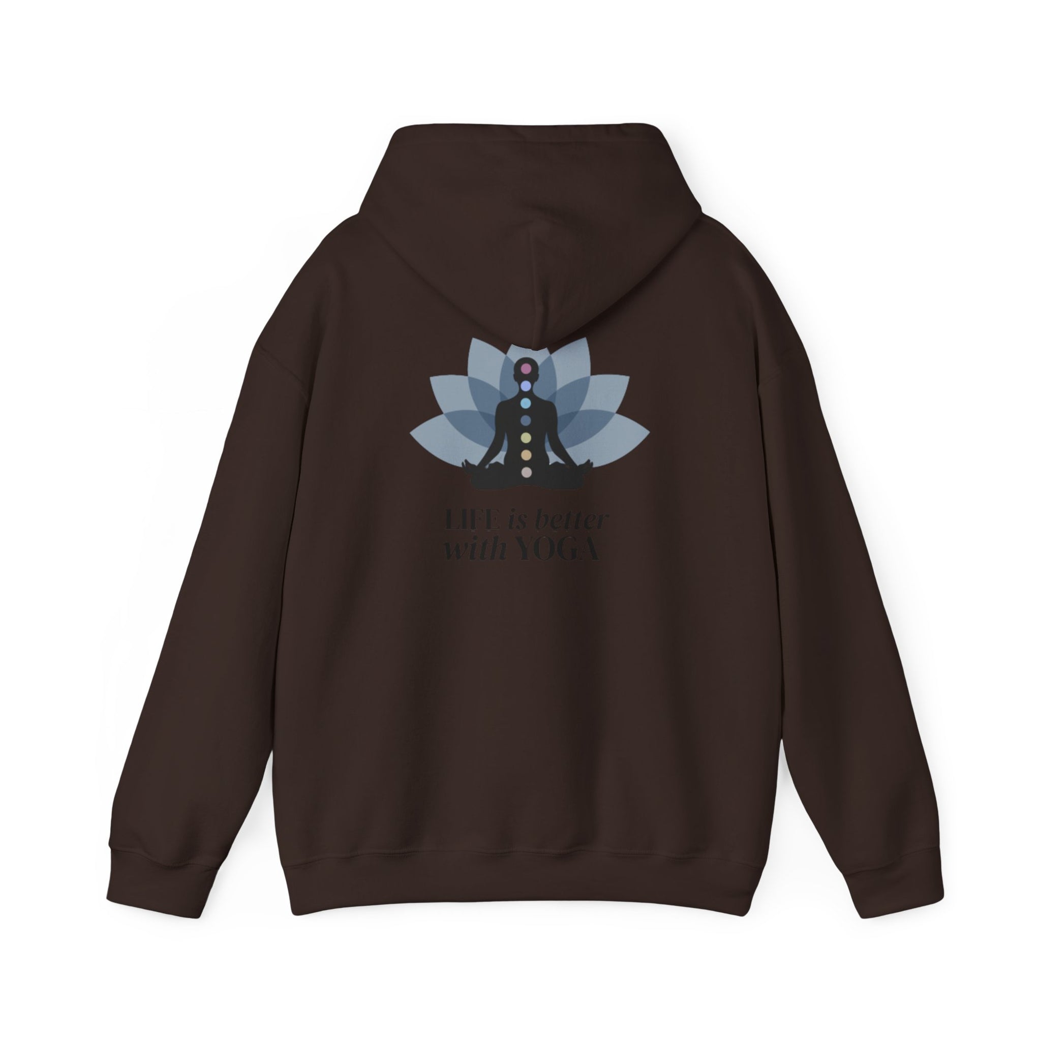 Yoga Hoodie — "Inhale Exhale" Meditation Sweatshirt