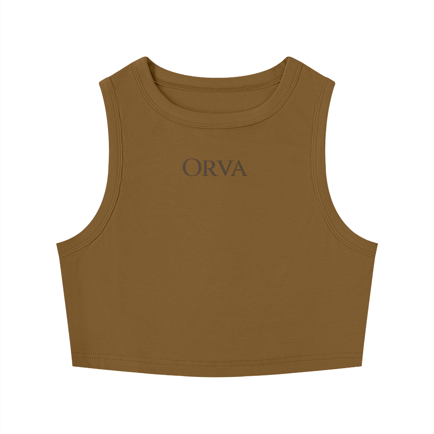 Women's Tight Crewneck Crop Tank Top