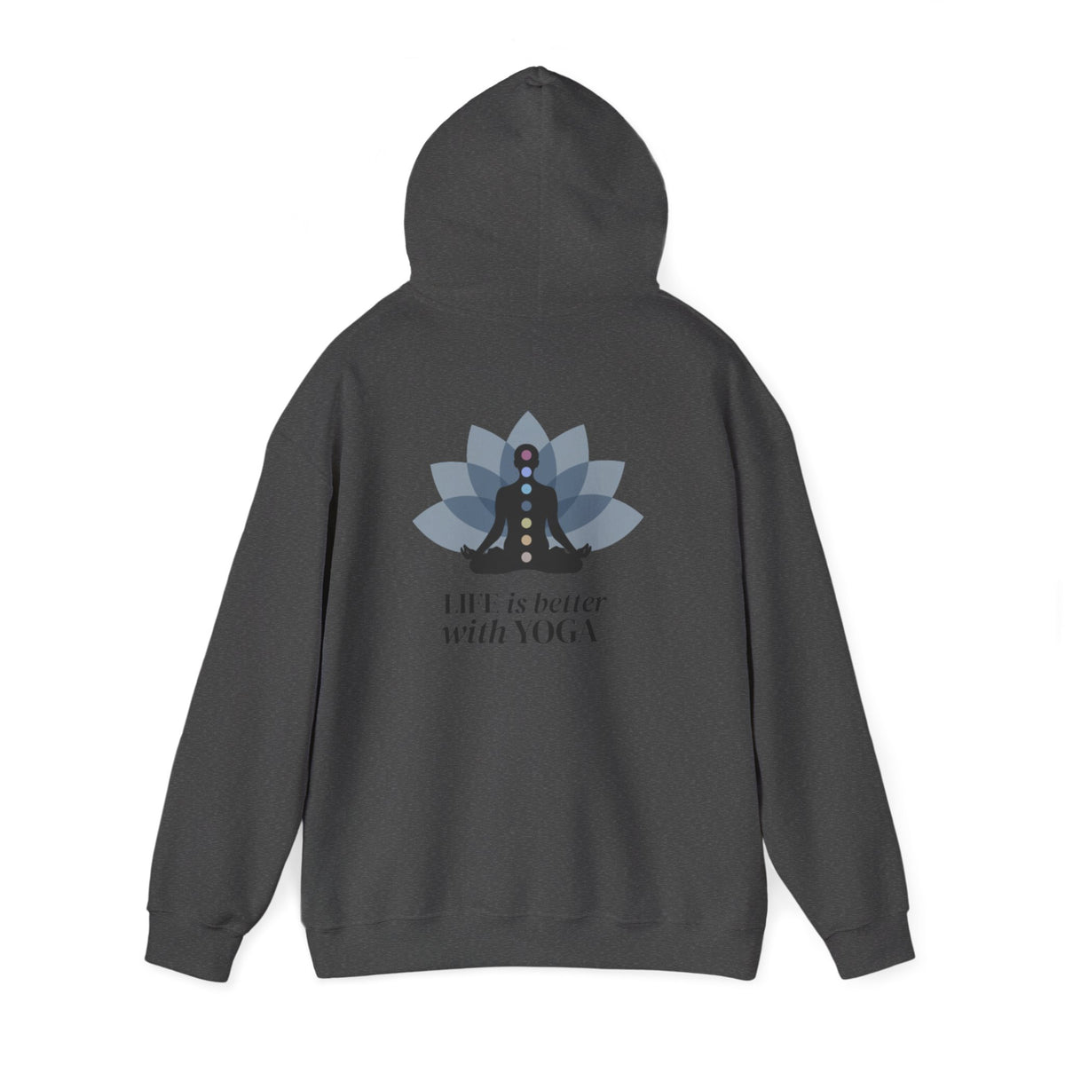 Yoga Hoodie — "Inhale Exhale" Meditation Sweatshirt