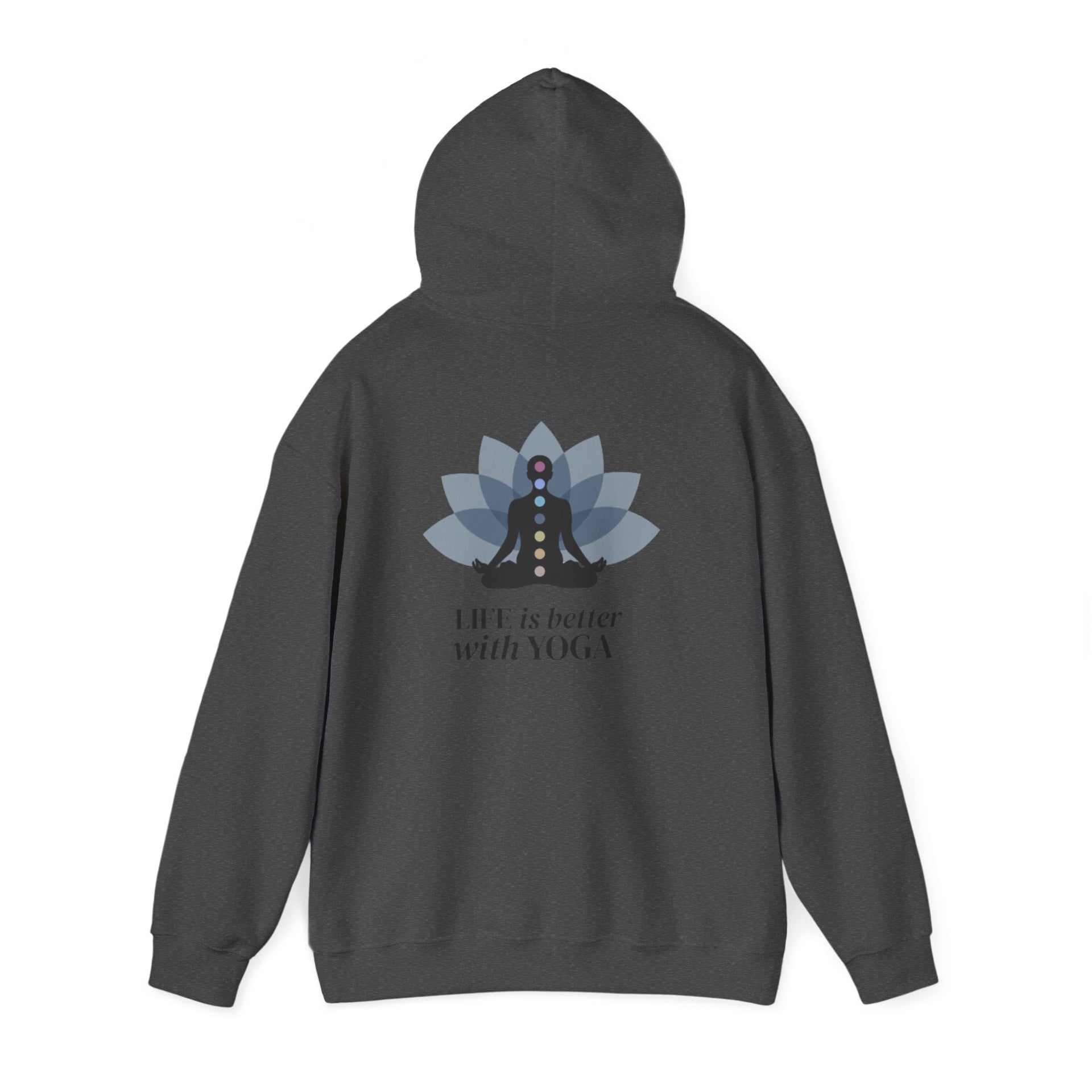 Yoga Hoodie — "Inhale Exhale" Meditation Sweatshirt