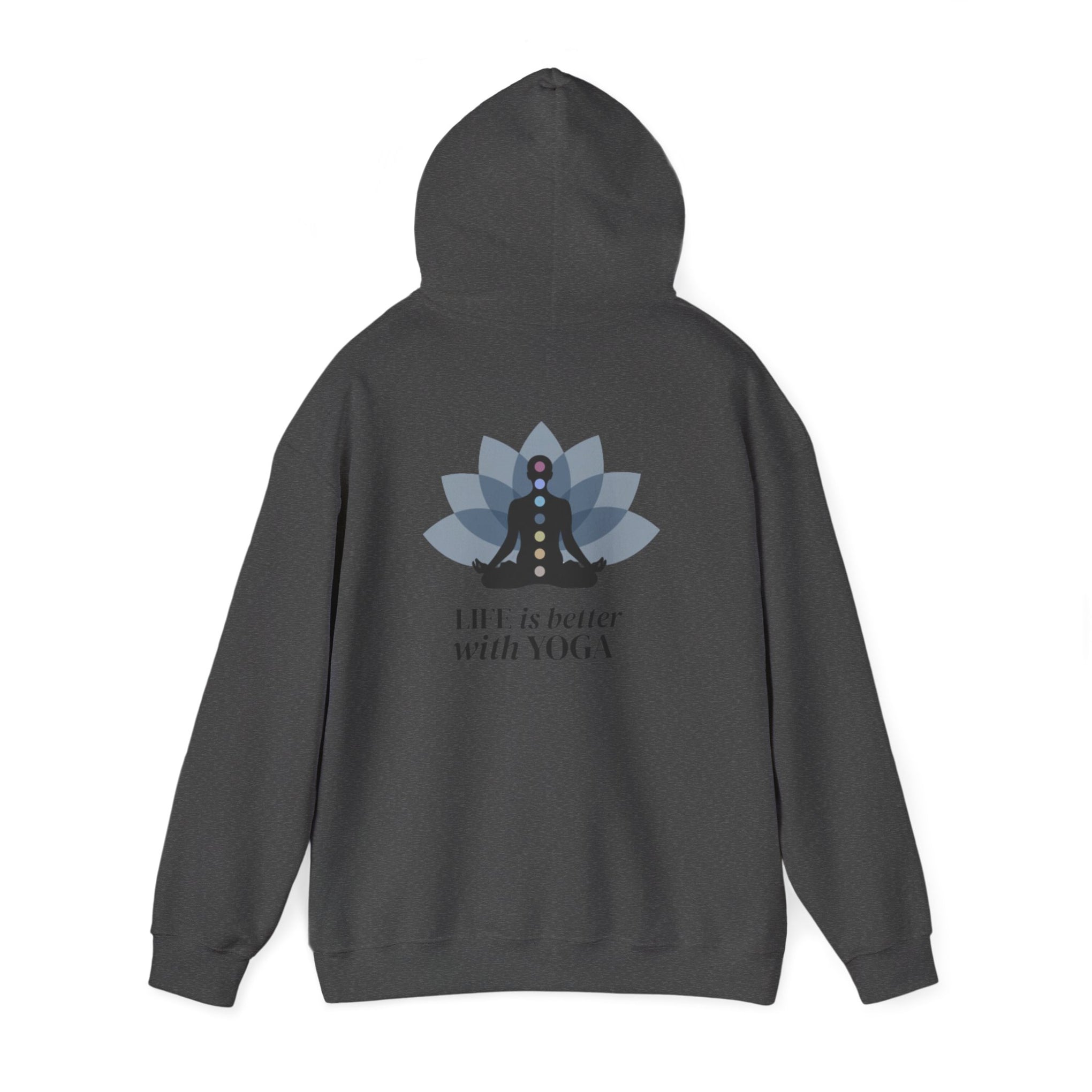 Yoga Hoodie — "Inhale Exhale" Meditation Sweatshirt