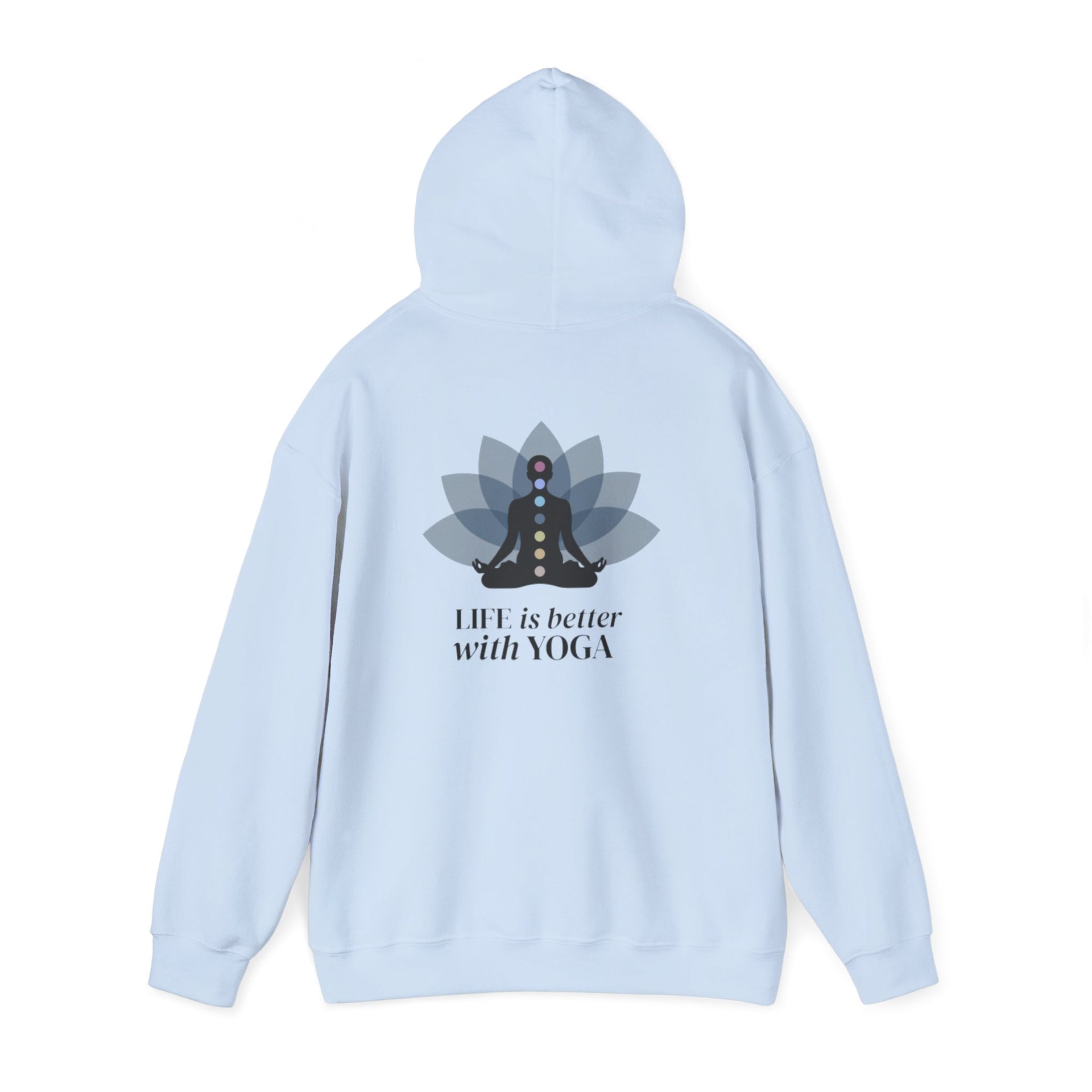 Yoga Hoodie — "Inhale Exhale" Meditation Sweatshirt