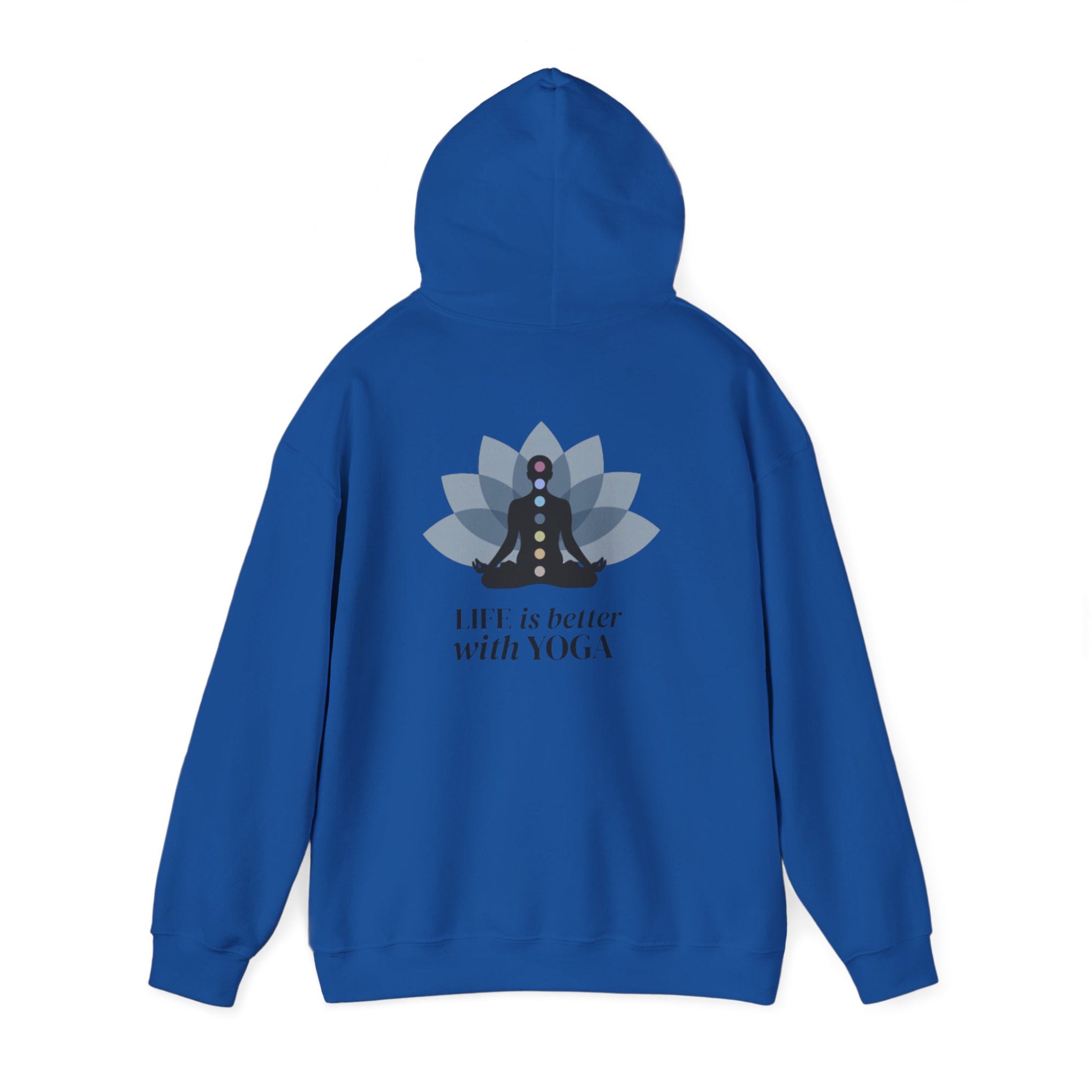 Yoga Hoodie — "Inhale Exhale" Meditation Sweatshirt
