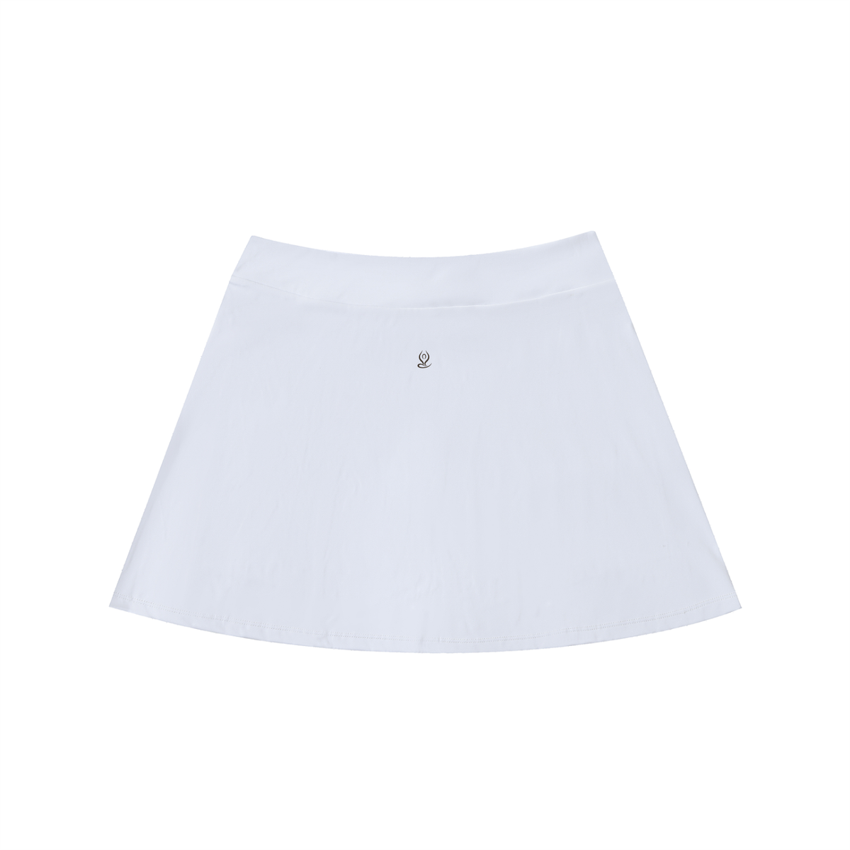 High-Waist Pocketed A-Line Skirt
