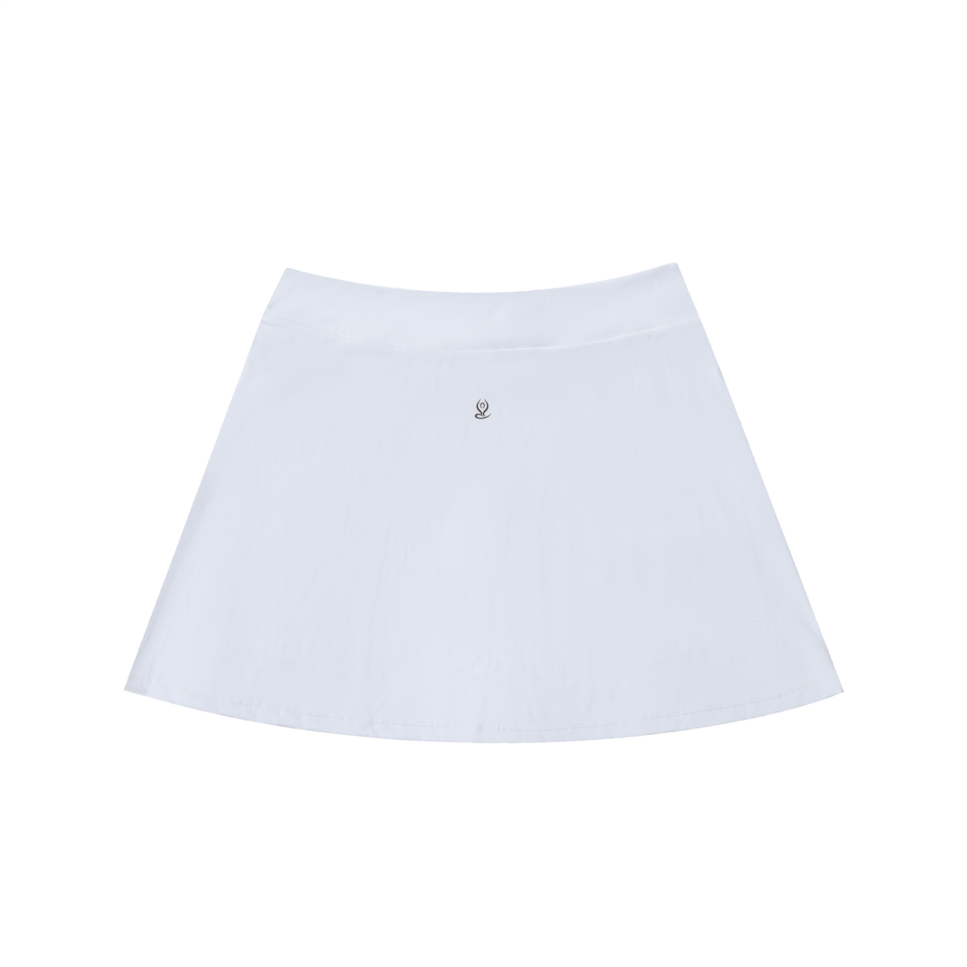 High-Waist Pocketed A-Line Skirt