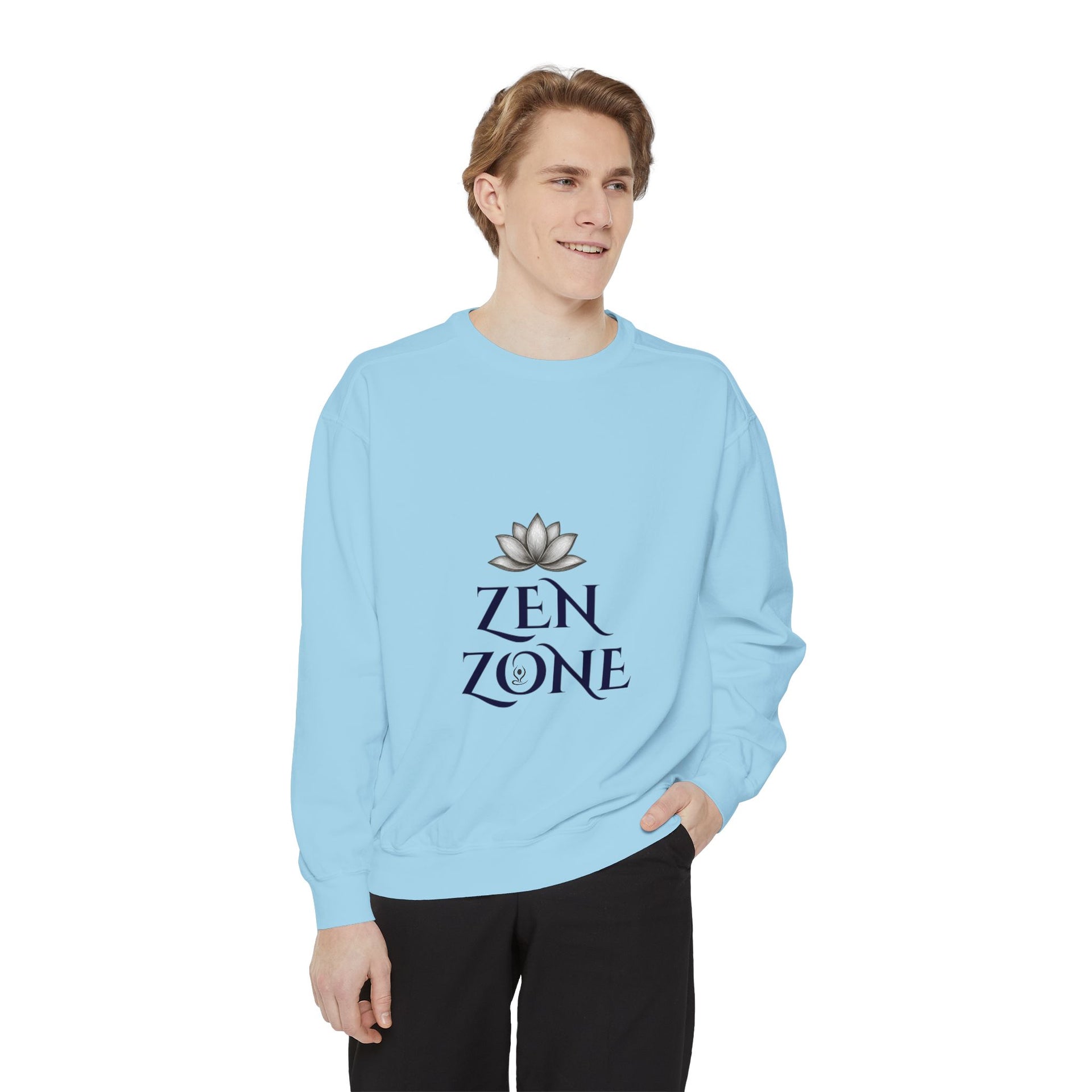 Zen Zone Sweatshirt — Lotus Meditation Crewneck