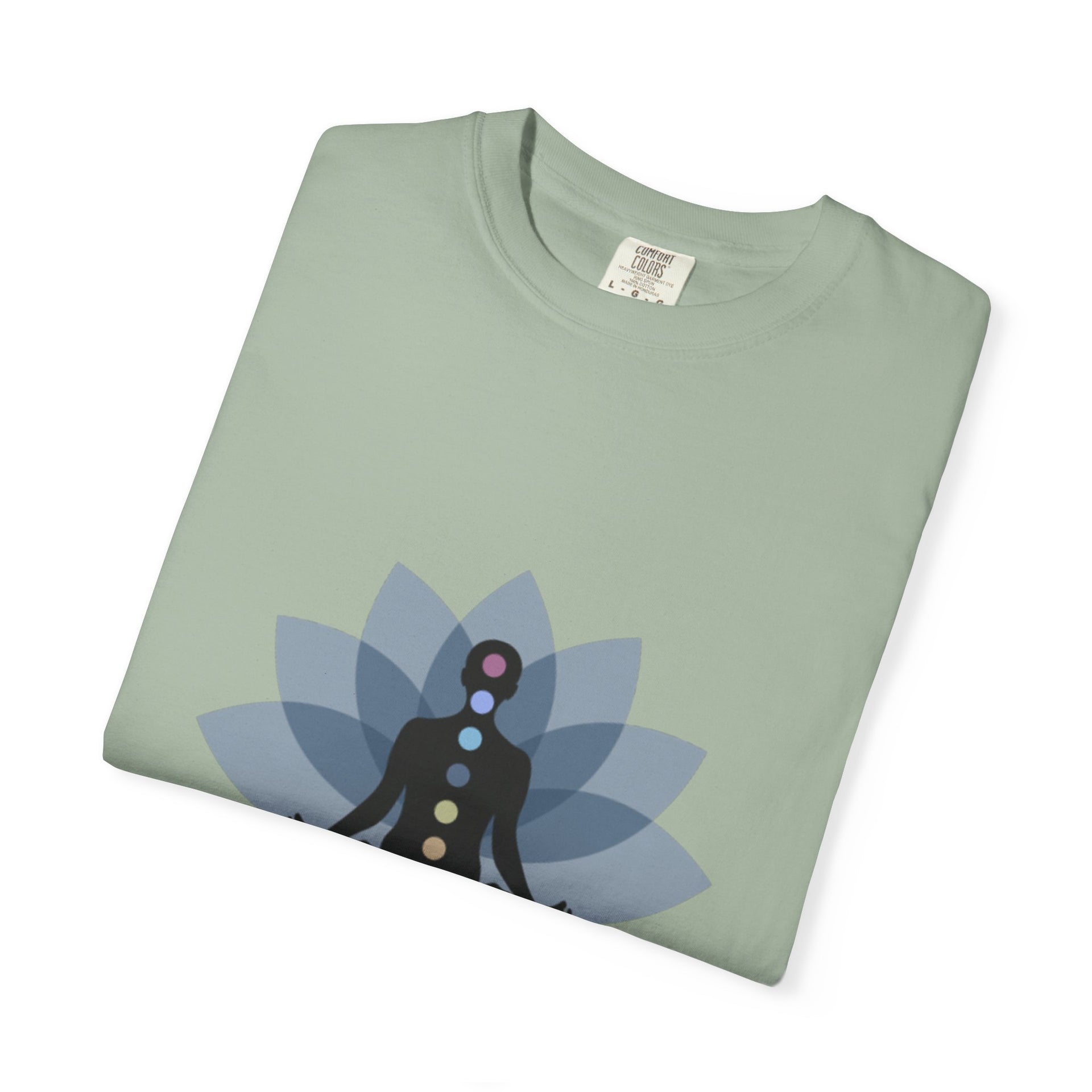 Yoga Chakra T‑Shirt — "Life Is Better With Yoga" Meditation Lotus Tee