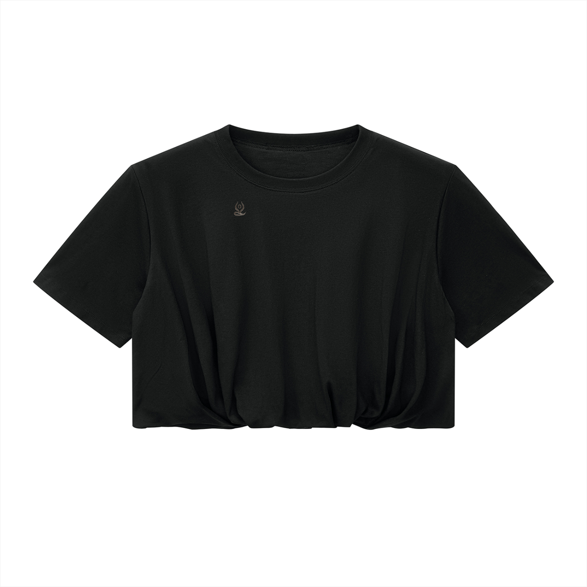 Women’s Crop Bubble Hem T-Shirt