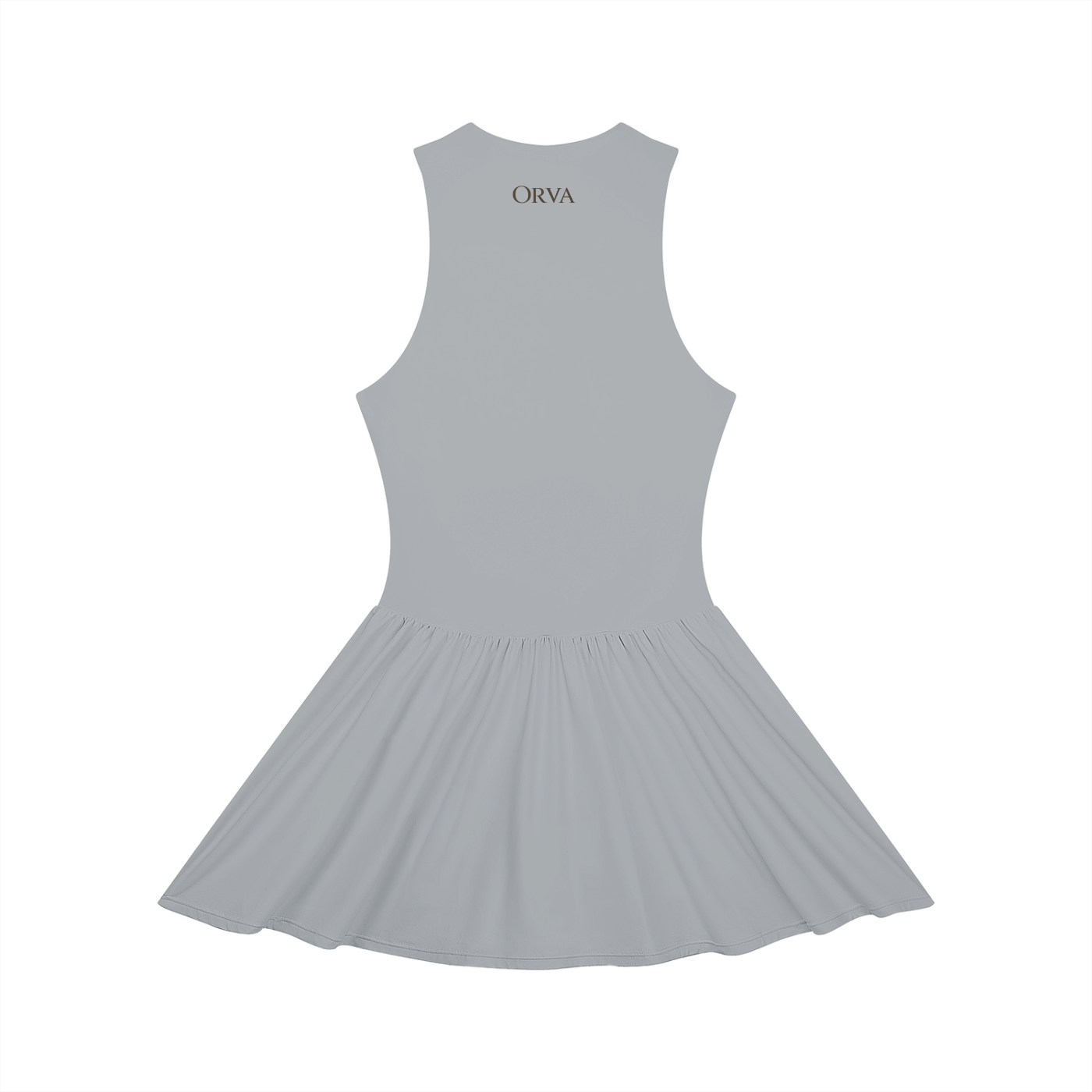 Women’s Ruched Sleeveless Full-Zip Dress