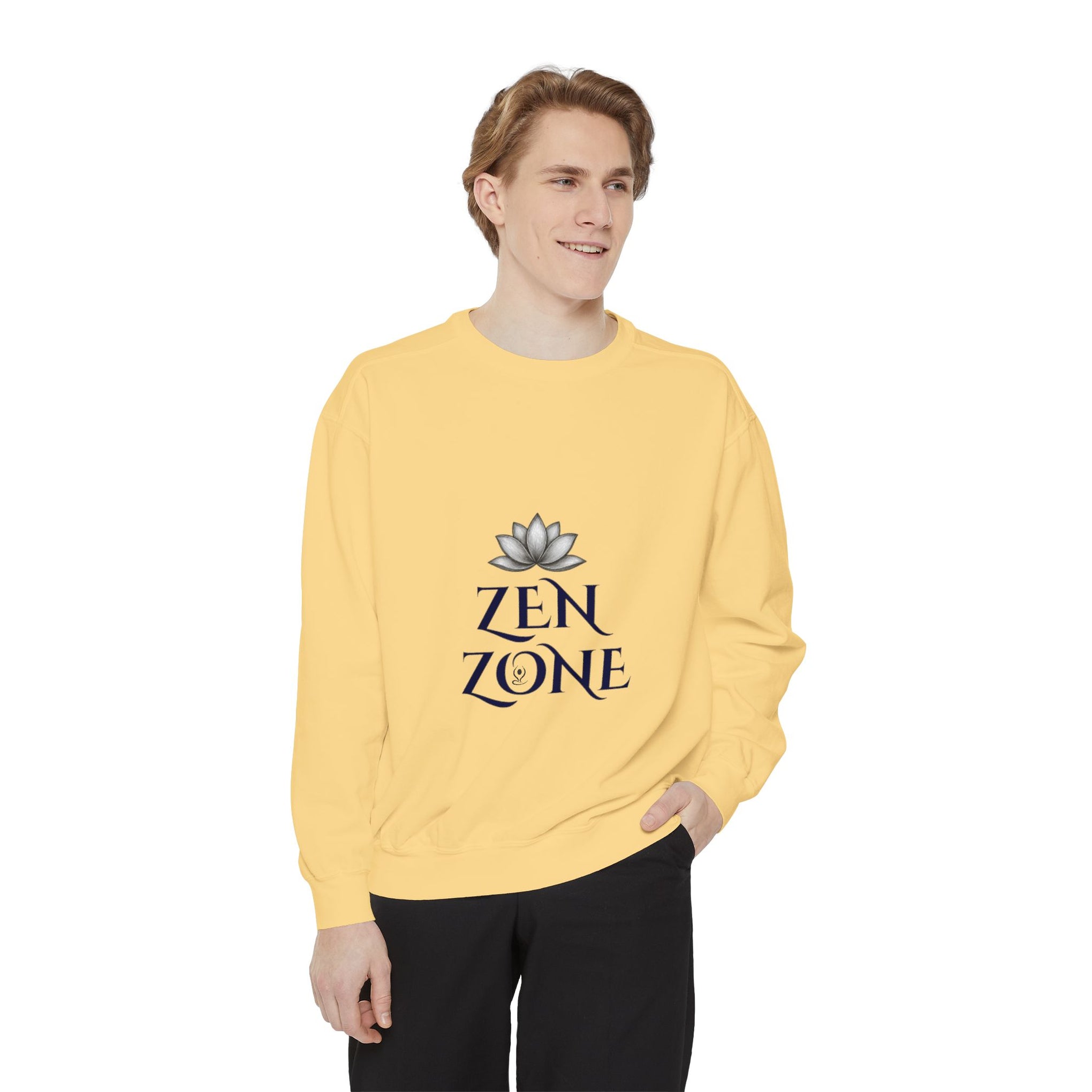 Zen Zone Sweatshirt — Lotus Meditation Crewneck