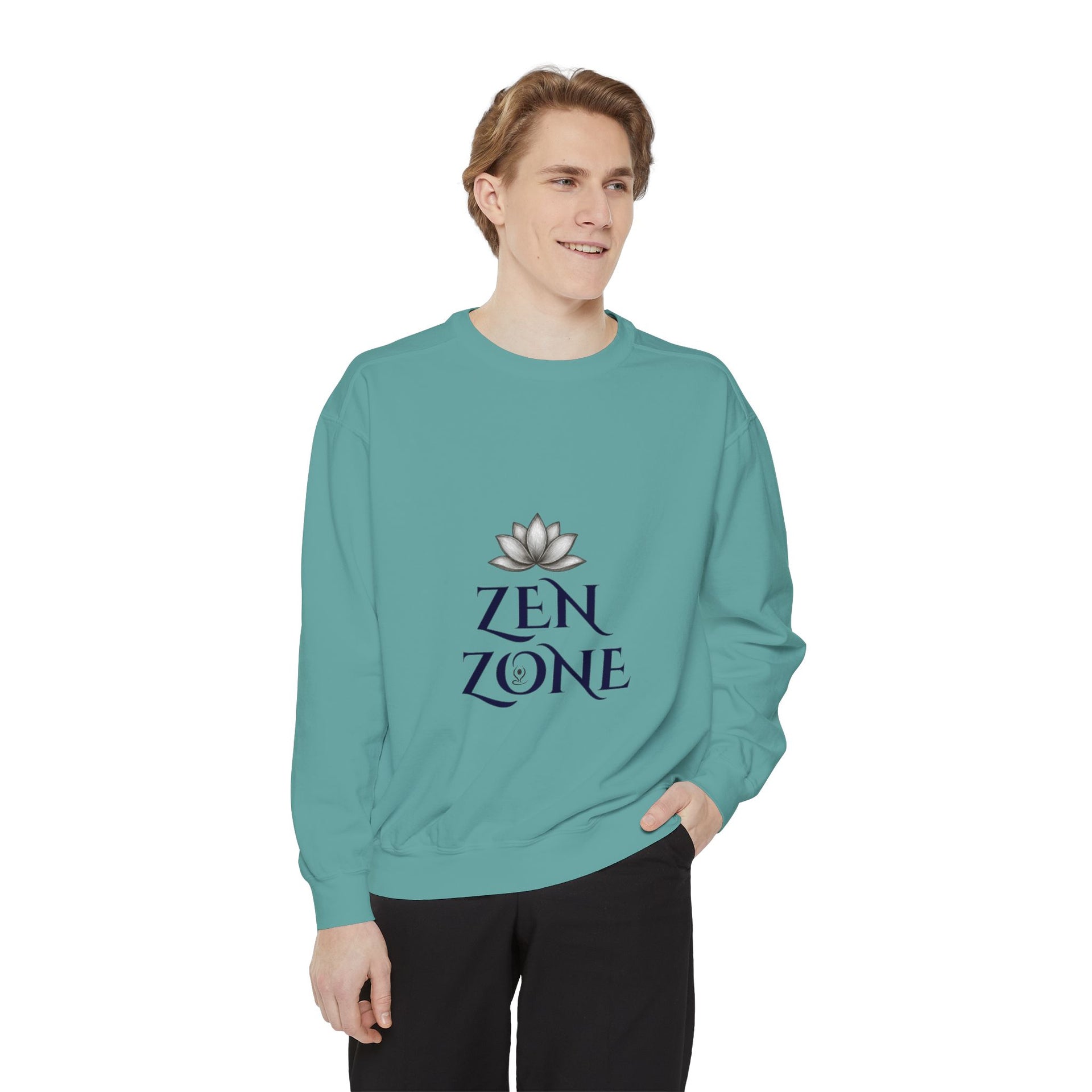 Zen Zone Sweatshirt — Lotus Meditation Crewneck