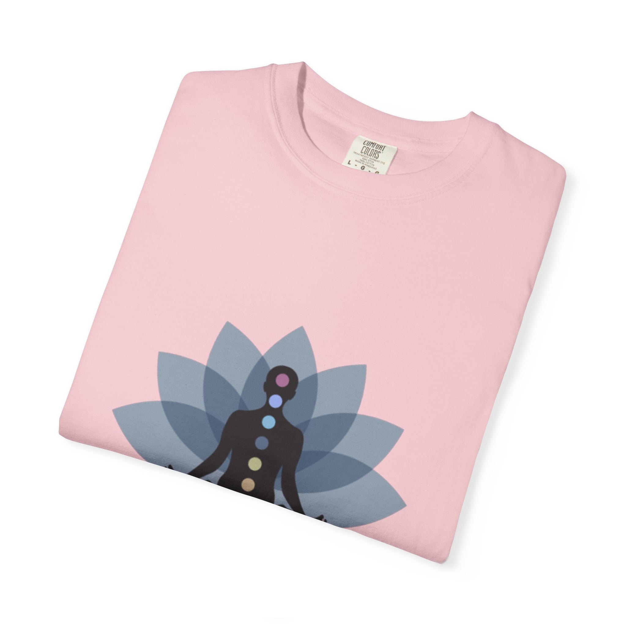 Yoga Chakra T‑Shirt — "Life Is Better With Yoga" Meditation Lotus Tee