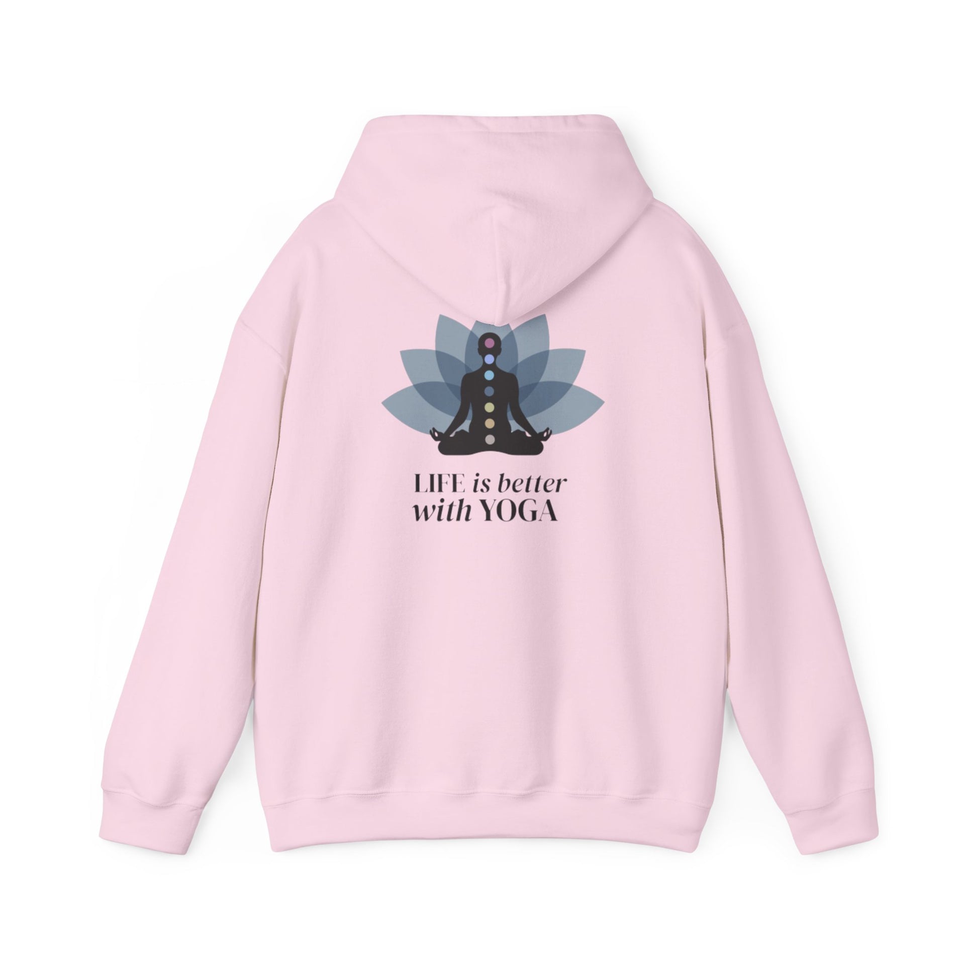 Yoga Hoodie — "Inhale Exhale" Meditation Sweatshirt