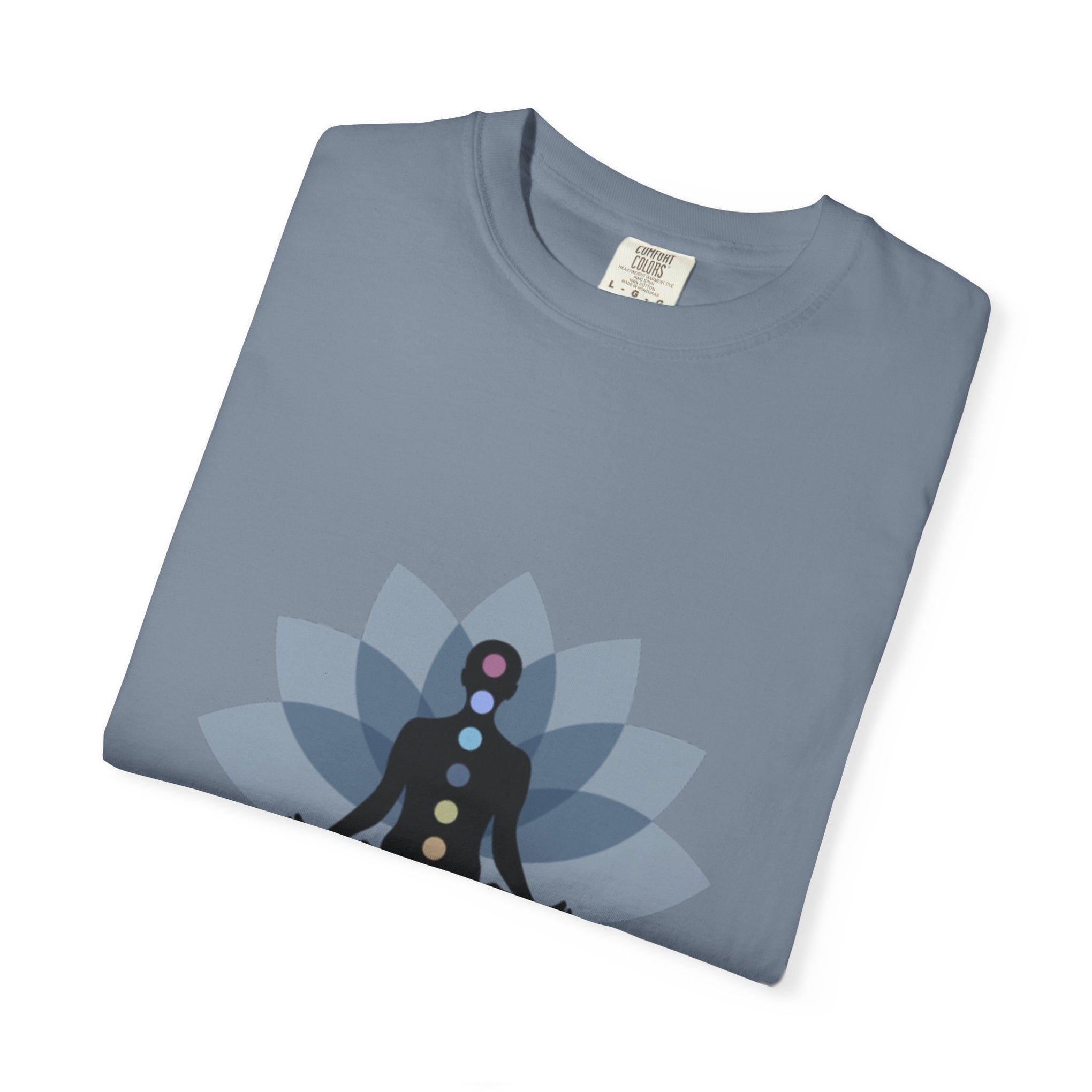 Yoga Chakra T‑Shirt — "Life Is Better With Yoga" Meditation Lotus Tee