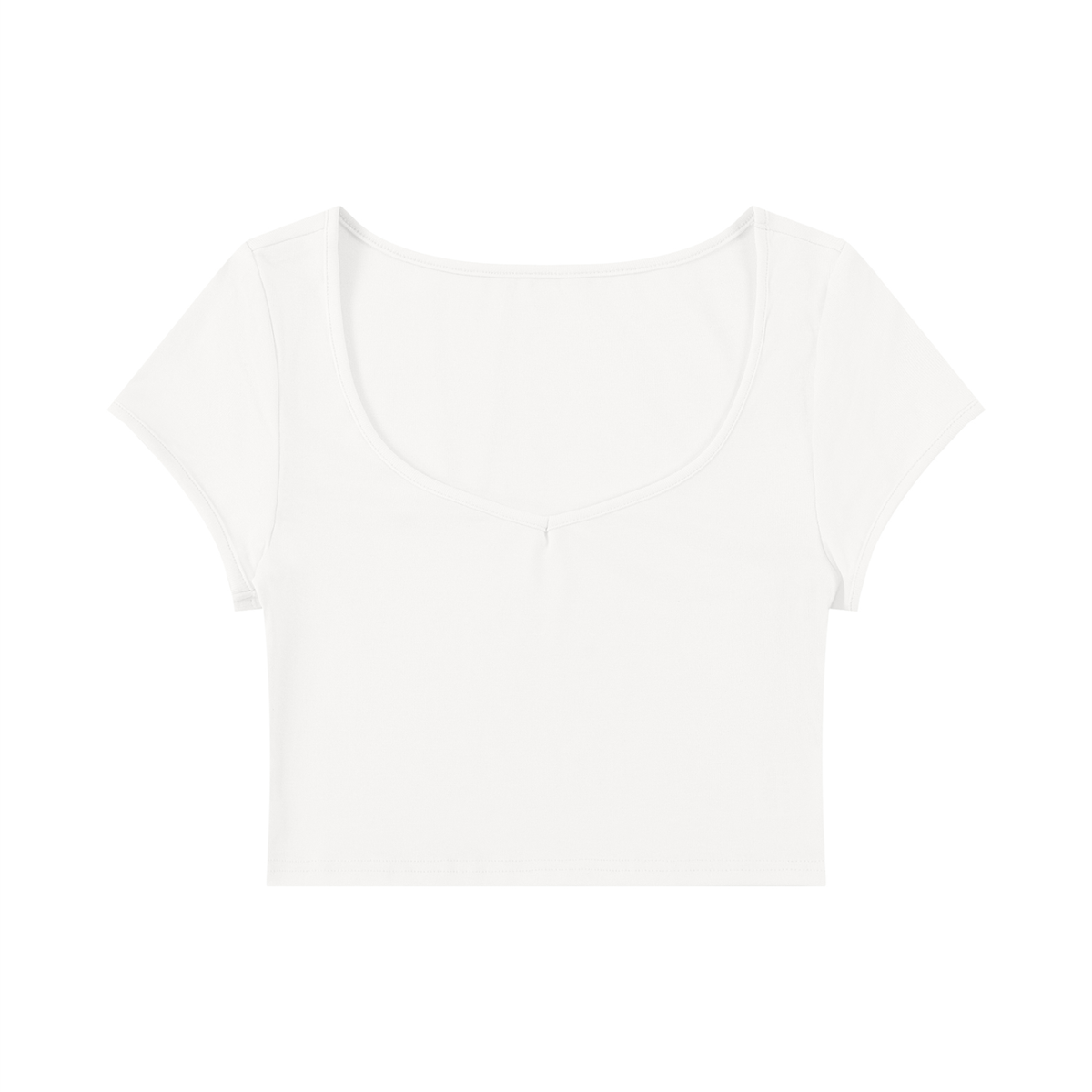 Women's Slim Cap Sleeve Crop T-Shirt