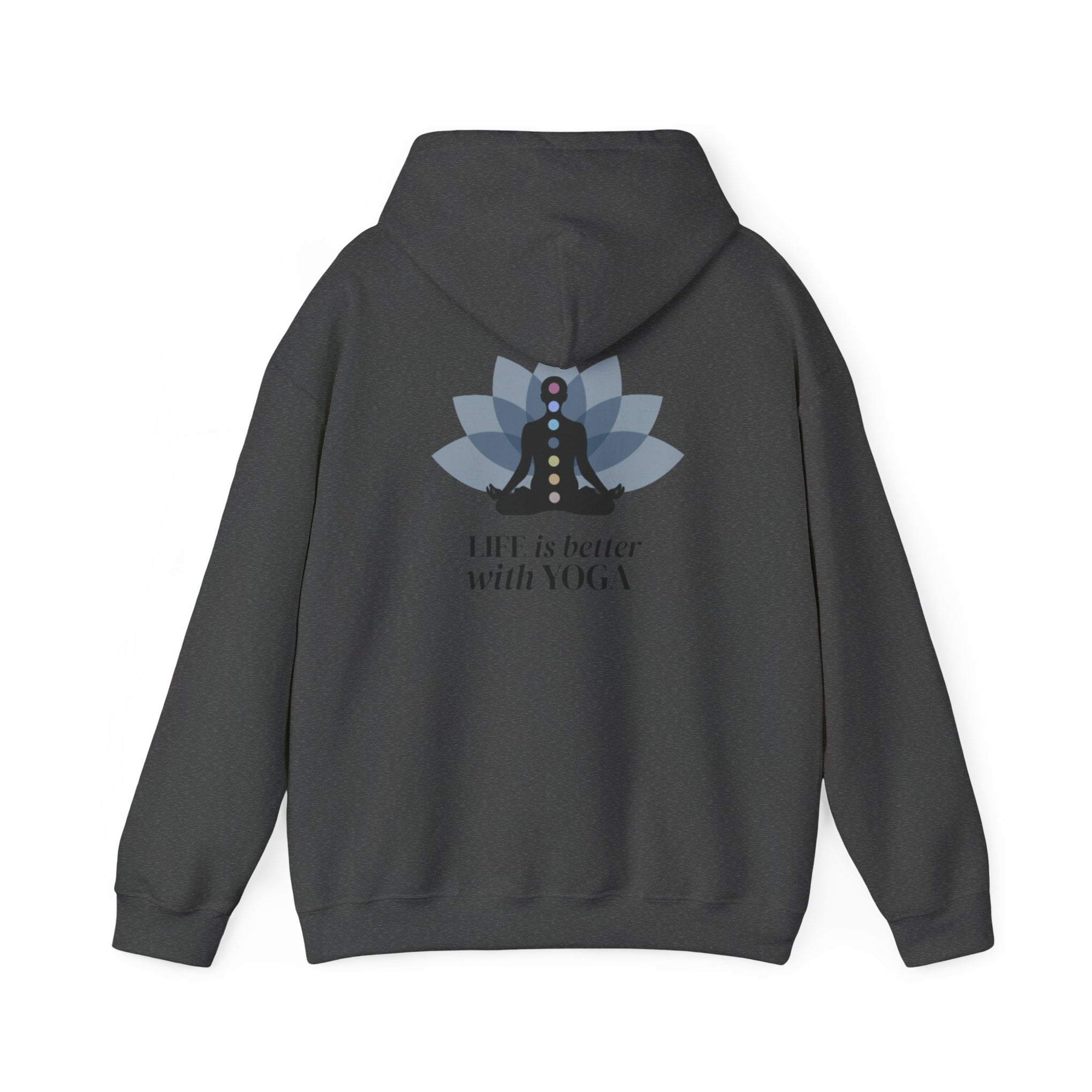 Yoga Hoodie — "Inhale Exhale" Meditation Sweatshirt