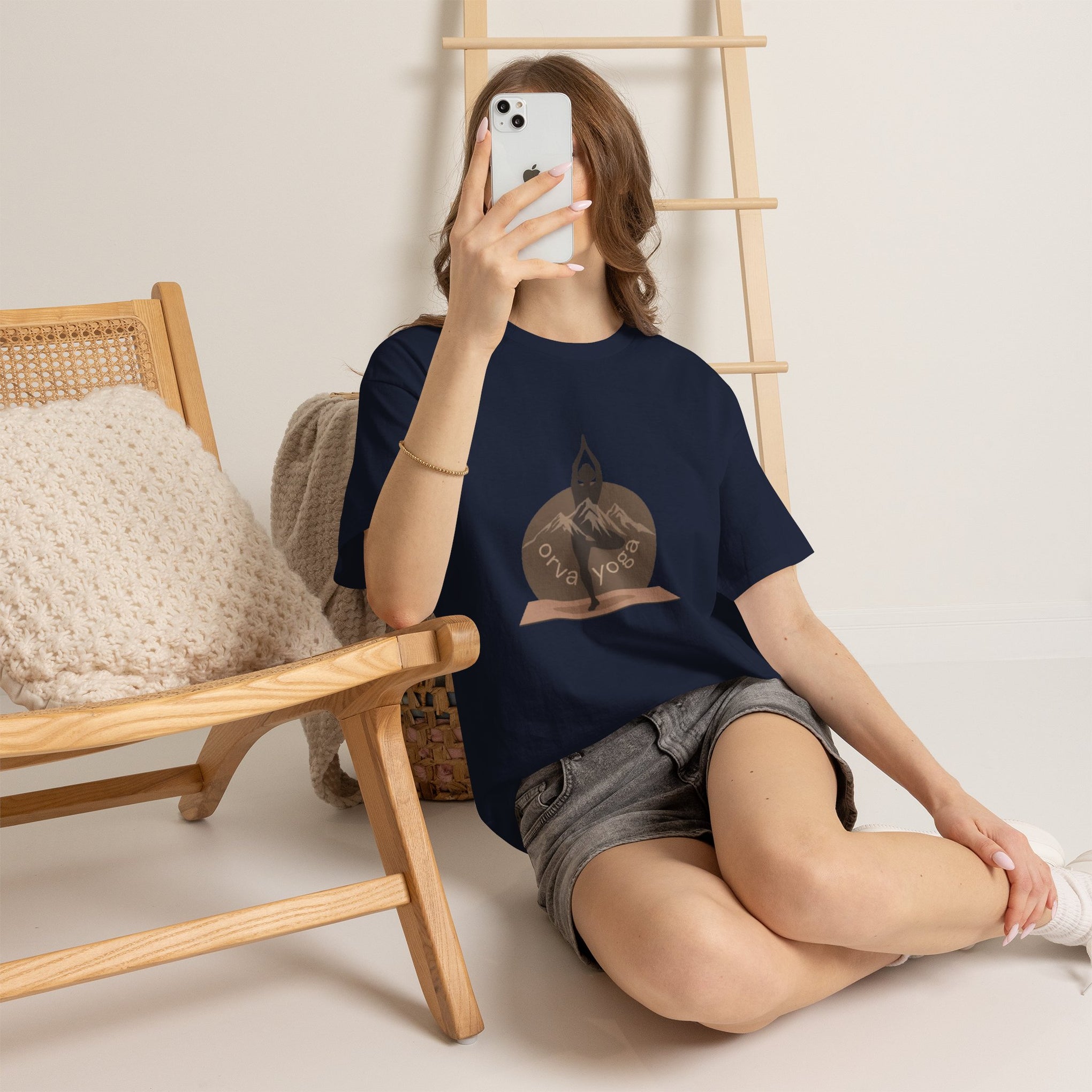 Yoga Tee — 'Orva Yoga' Mountain Pose Graphic T-Shirt