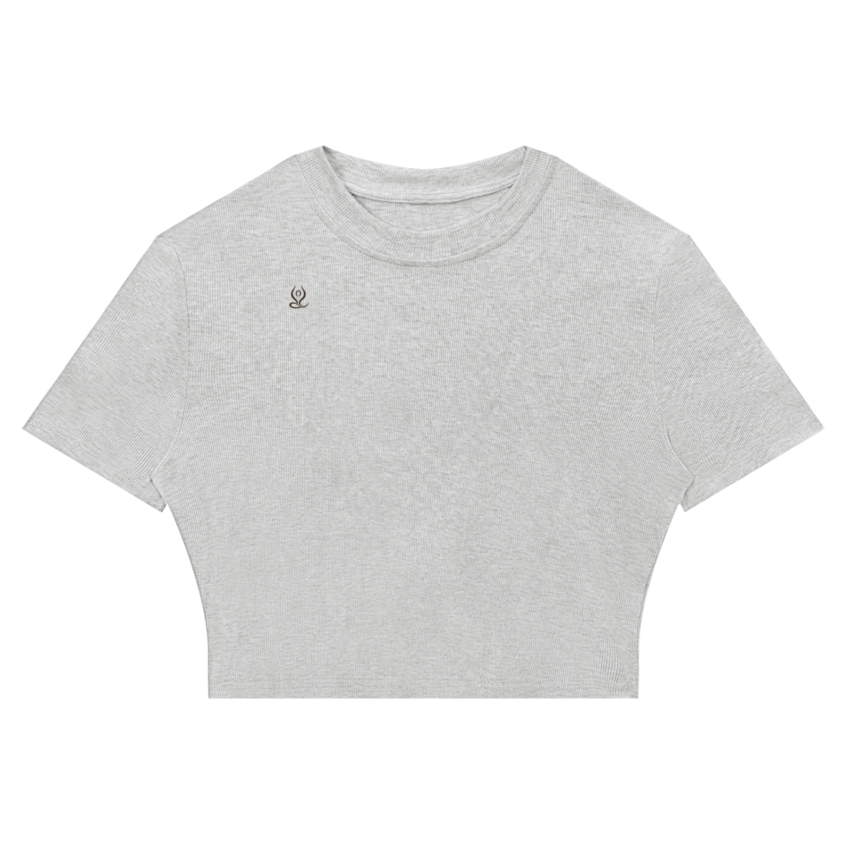Women's Slim Ribbed Crop T-Shirt