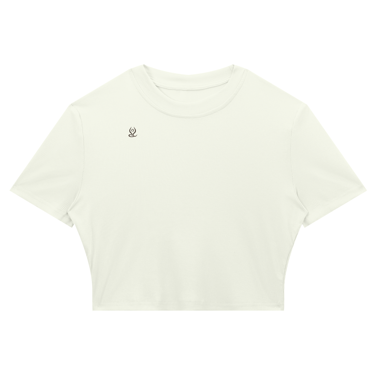 Women's Slim Ribbed Crop T-Shirt