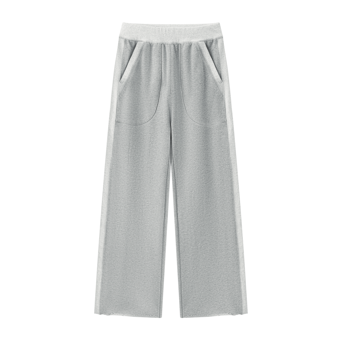 Women's Color Block Raw Hem Sweatpants