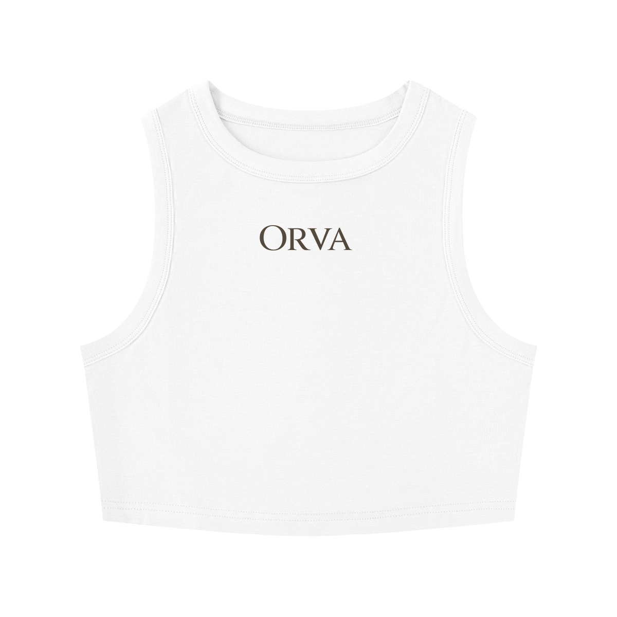 Women's Tight Crewneck Crop Tank Top