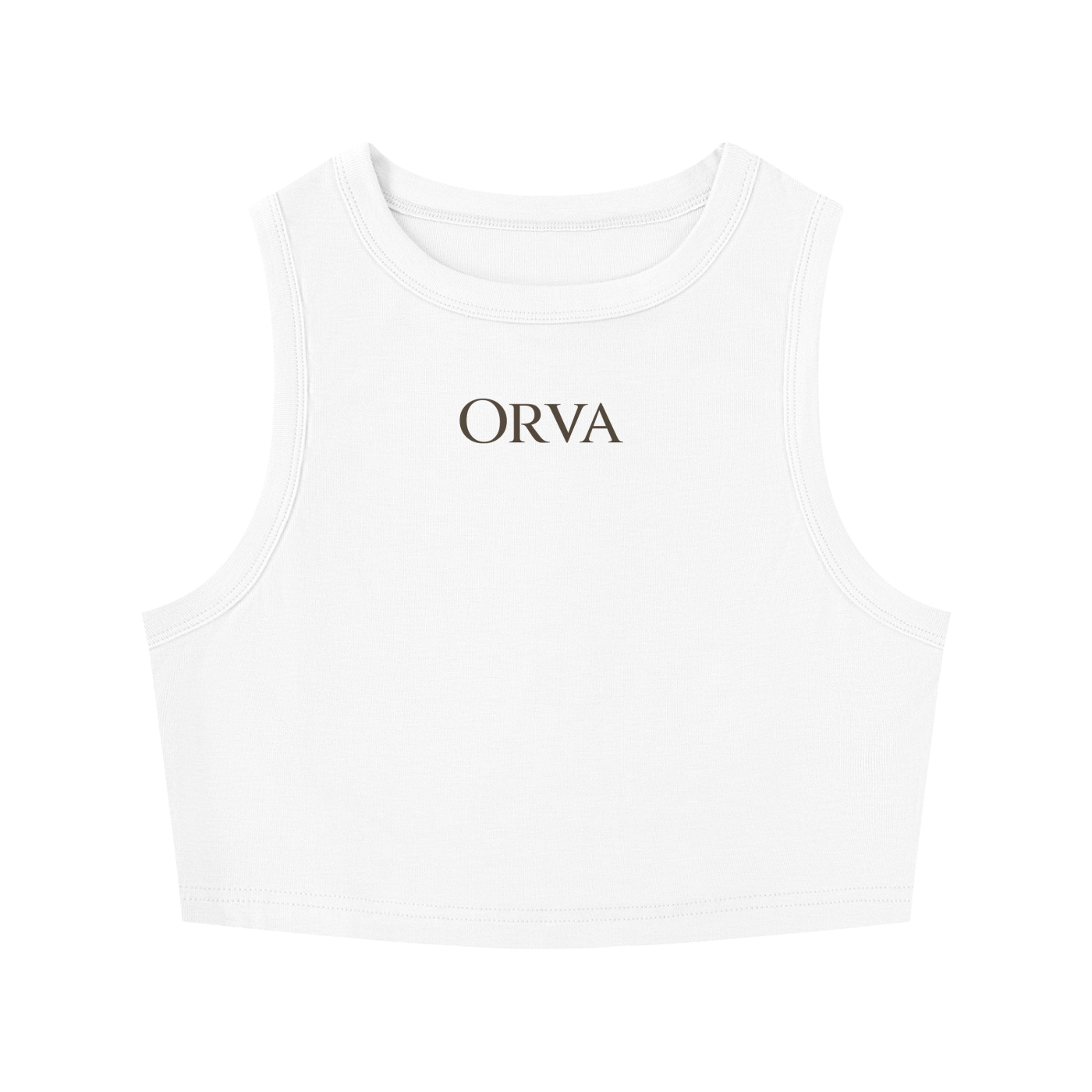 Women's Tight Crewneck Crop Tank Top