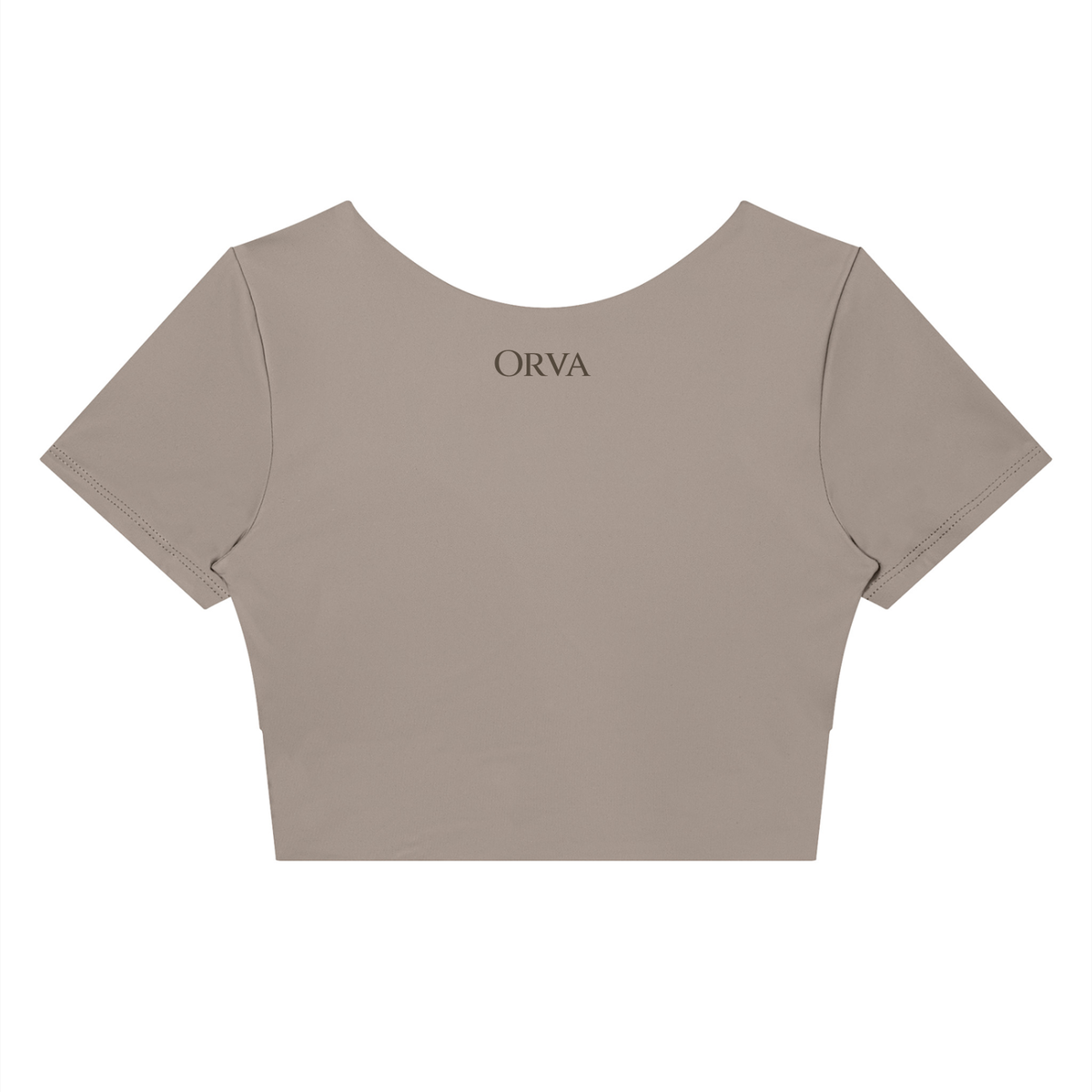 Women's Panelled Crop Yoga T-Shirt