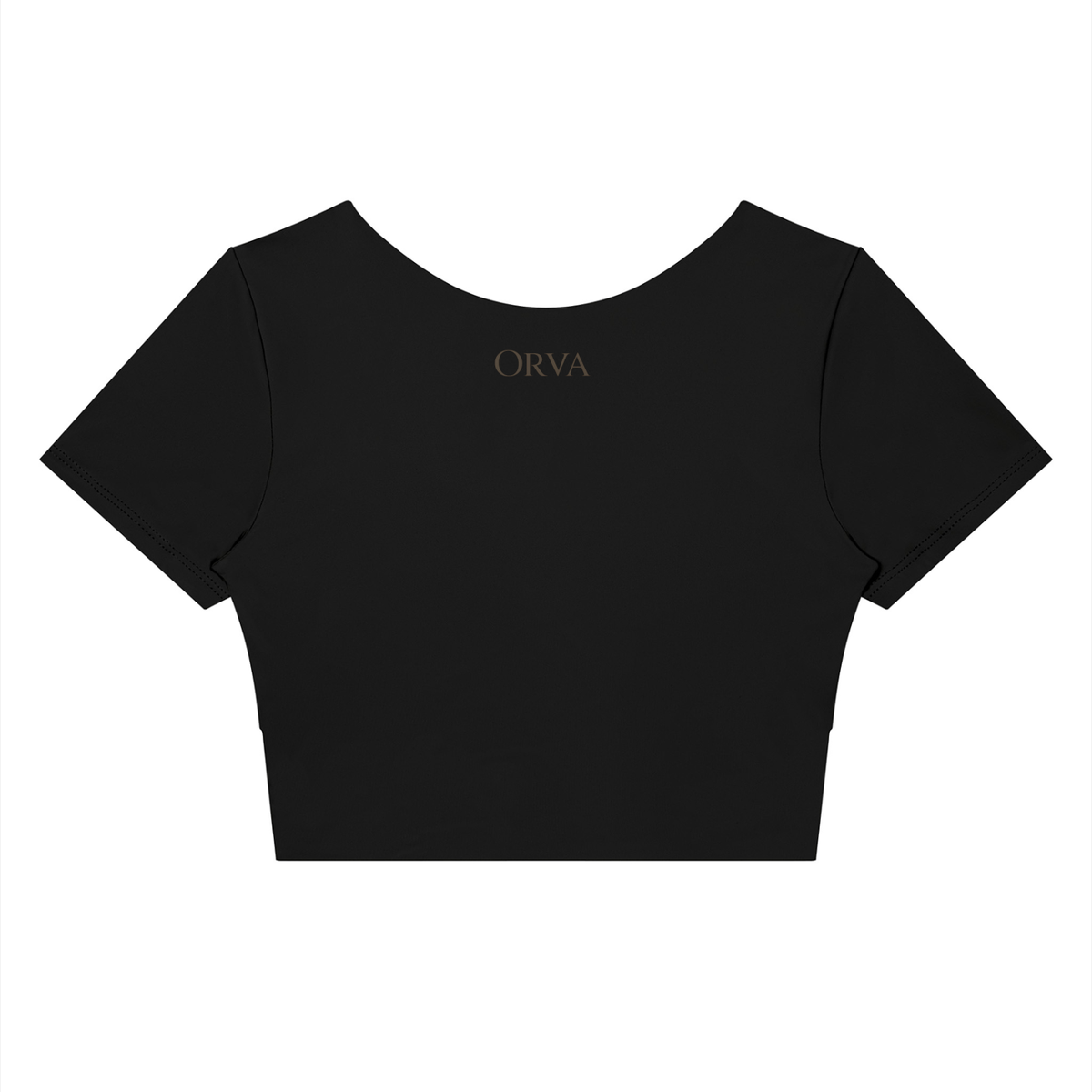 Women's Panelled Crop Yoga T-Shirt