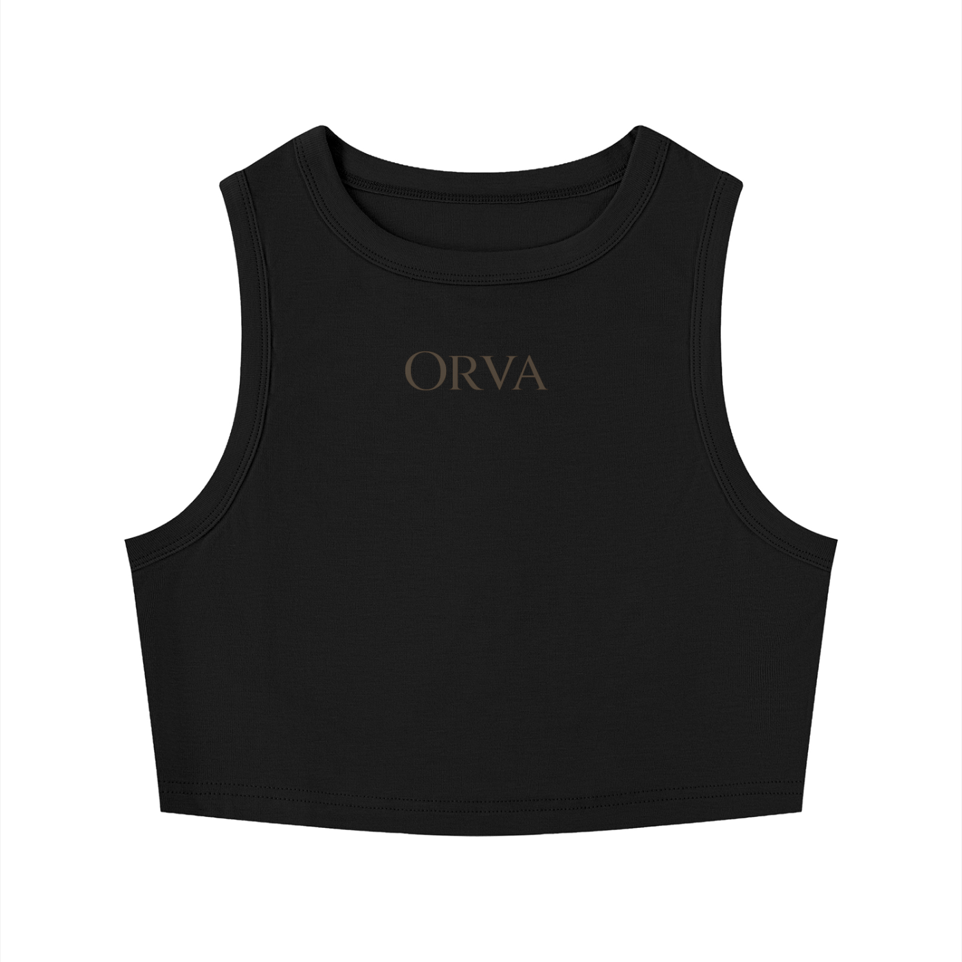 Women's Tight Crewneck Crop Tank Top