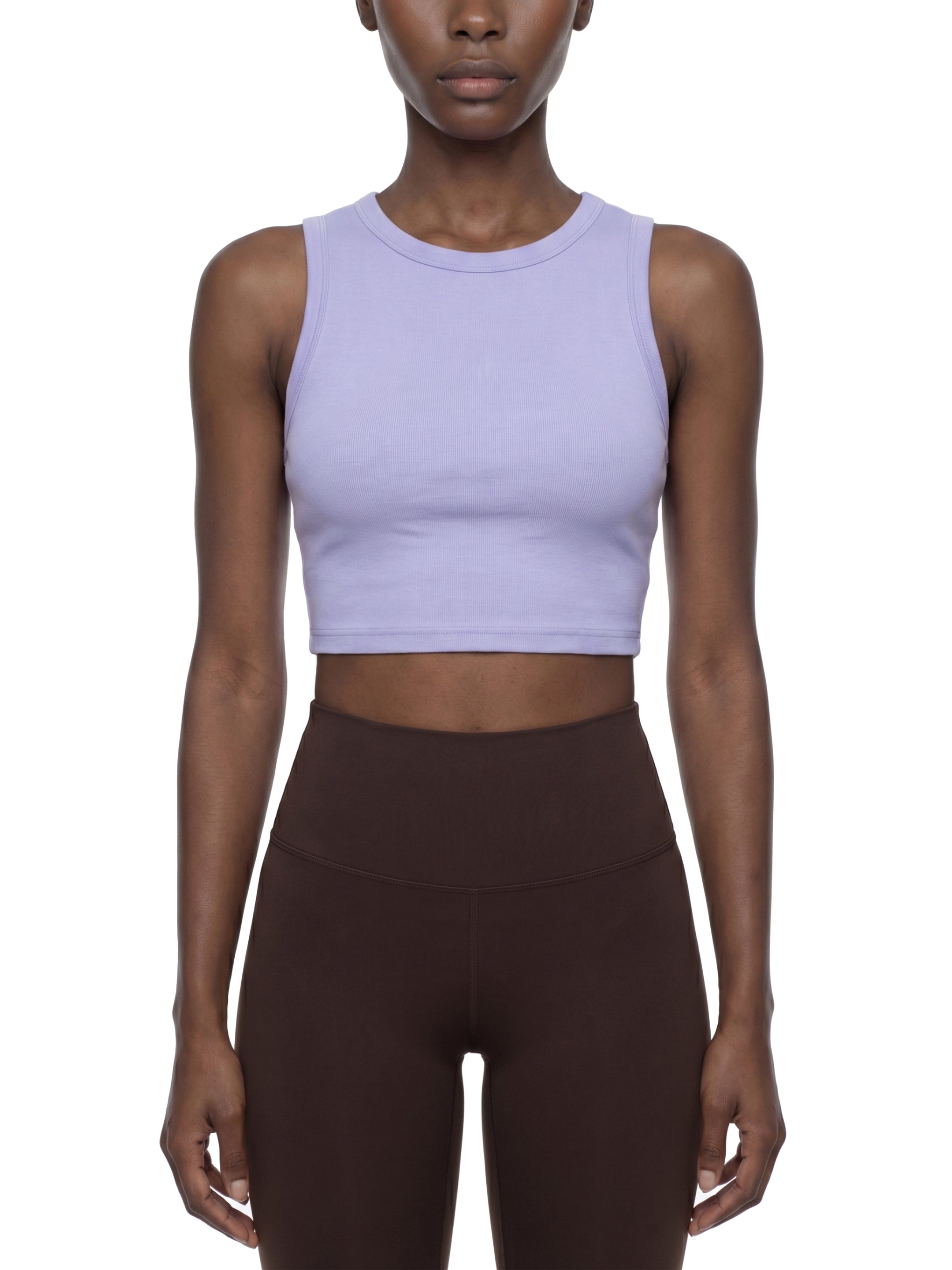 Women's Tight Crewneck Crop Tank Top