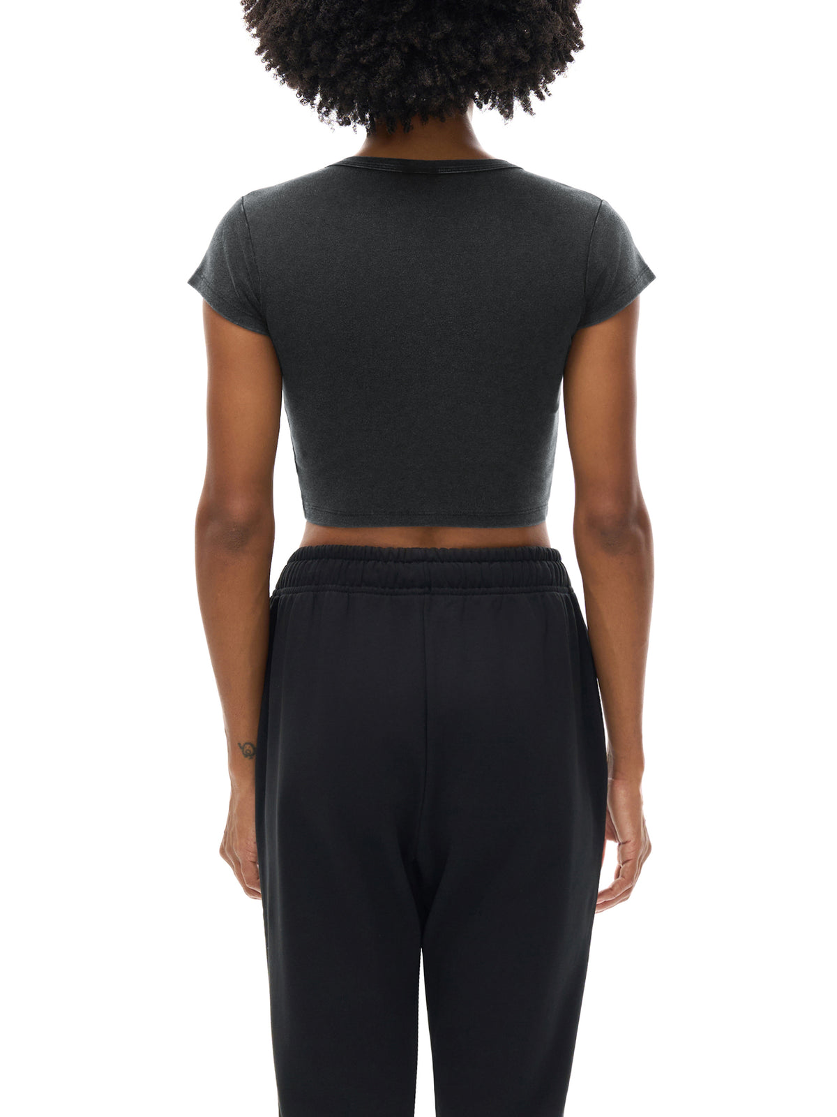 Snow Washed Crop Top