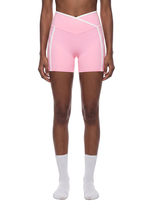 Women’s High Rise Color Block Yoga Shorts