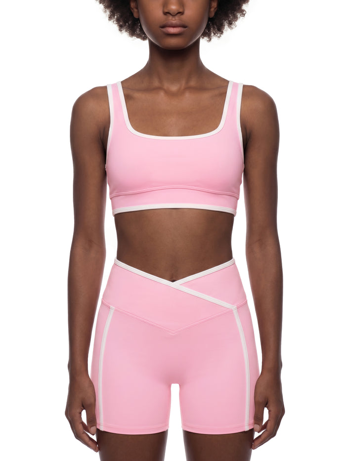 Women's Color Block Yoga Sports Bra